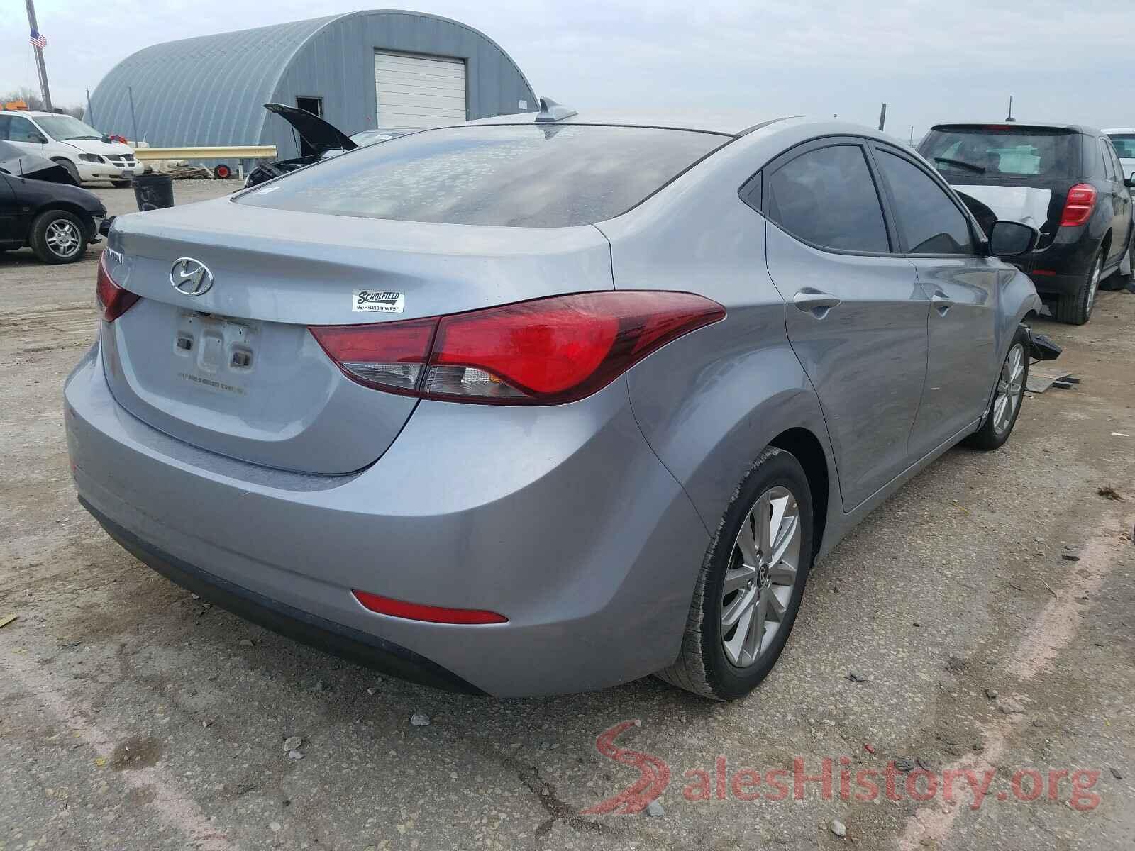 5NPDH4AE0GH710346 2016 HYUNDAI ELANTRA