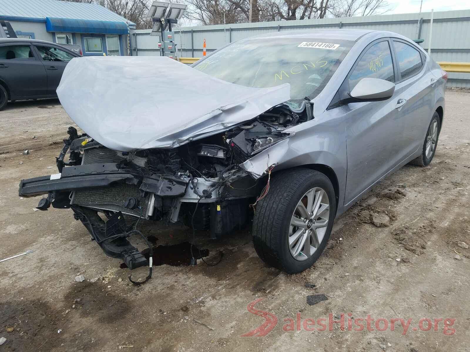 5NPDH4AE0GH710346 2016 HYUNDAI ELANTRA