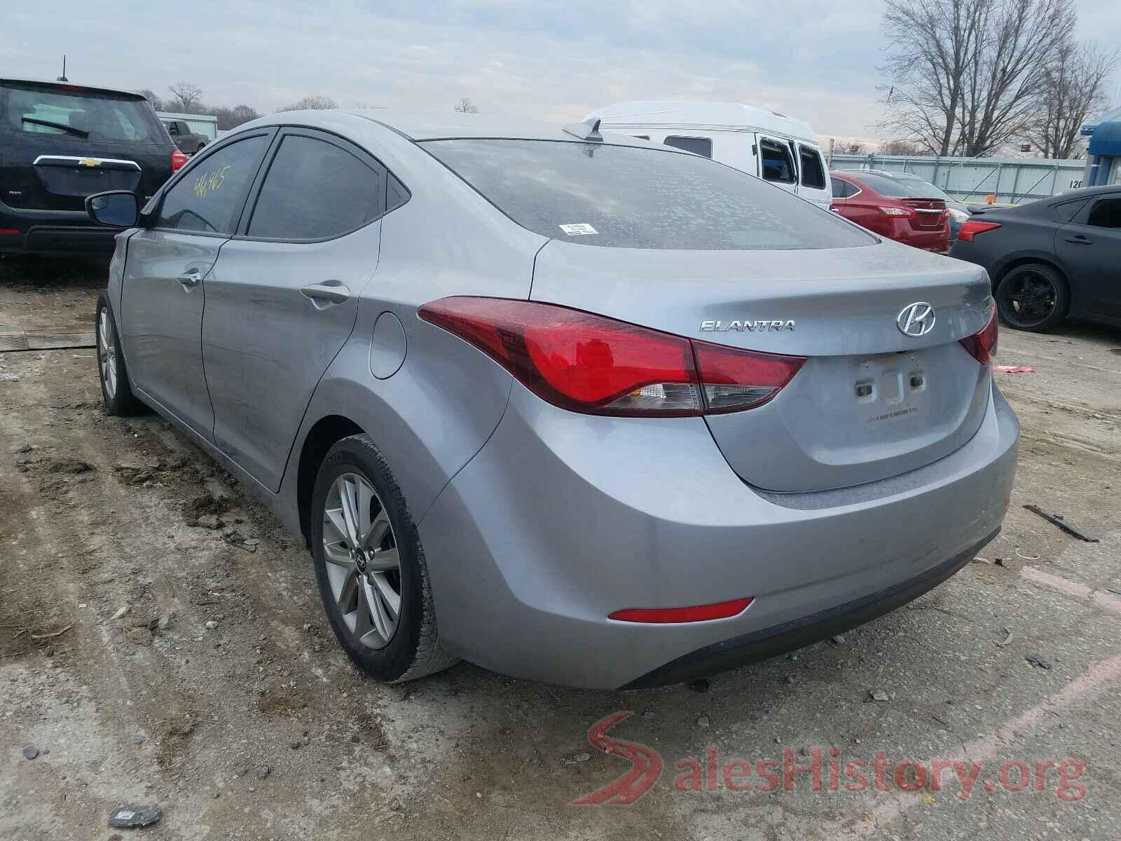 5NPDH4AE0GH710346 2016 HYUNDAI ELANTRA