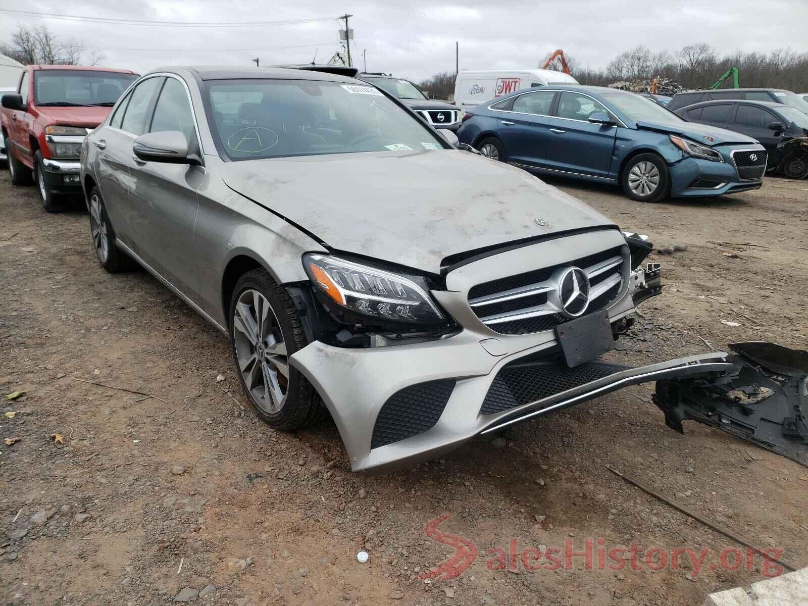 55SWF8EB4KU302864 2019 MERCEDES-BENZ C CLASS