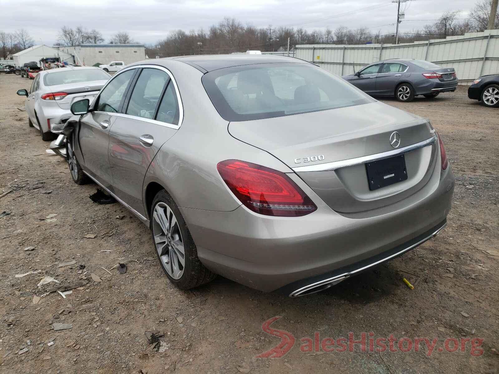 55SWF8EB4KU302864 2019 MERCEDES-BENZ C CLASS