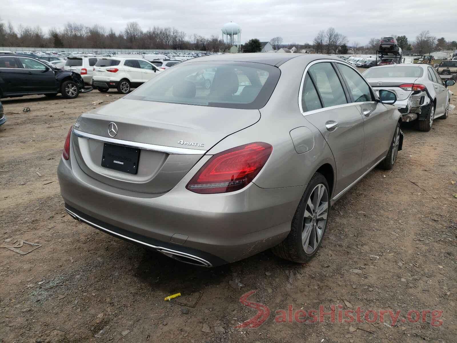 55SWF8EB4KU302864 2019 MERCEDES-BENZ C CLASS