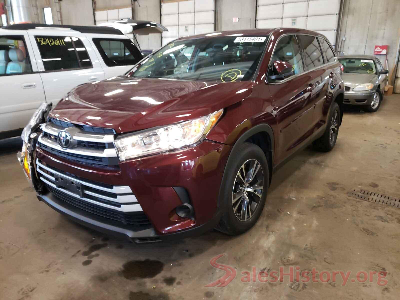 5TDBZRFH3KS921242 2019 TOYOTA HIGHLANDER