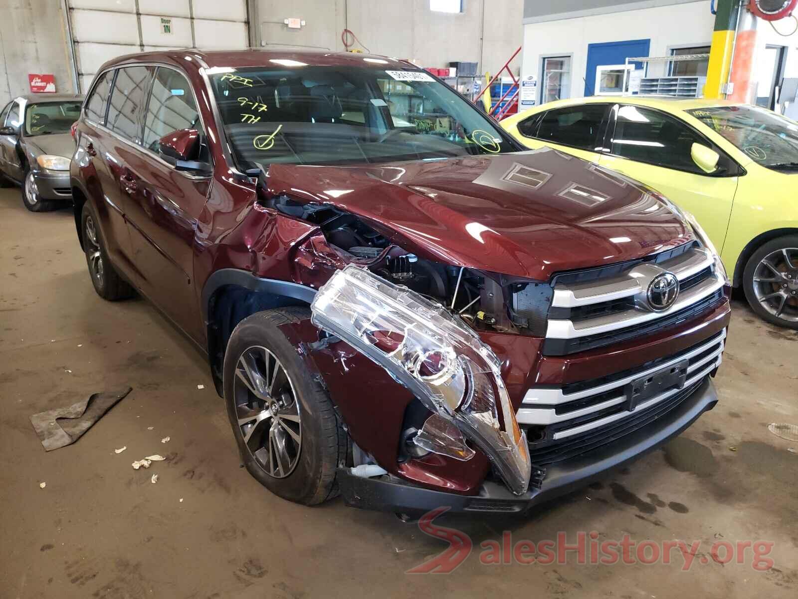 5TDBZRFH3KS921242 2019 TOYOTA HIGHLANDER