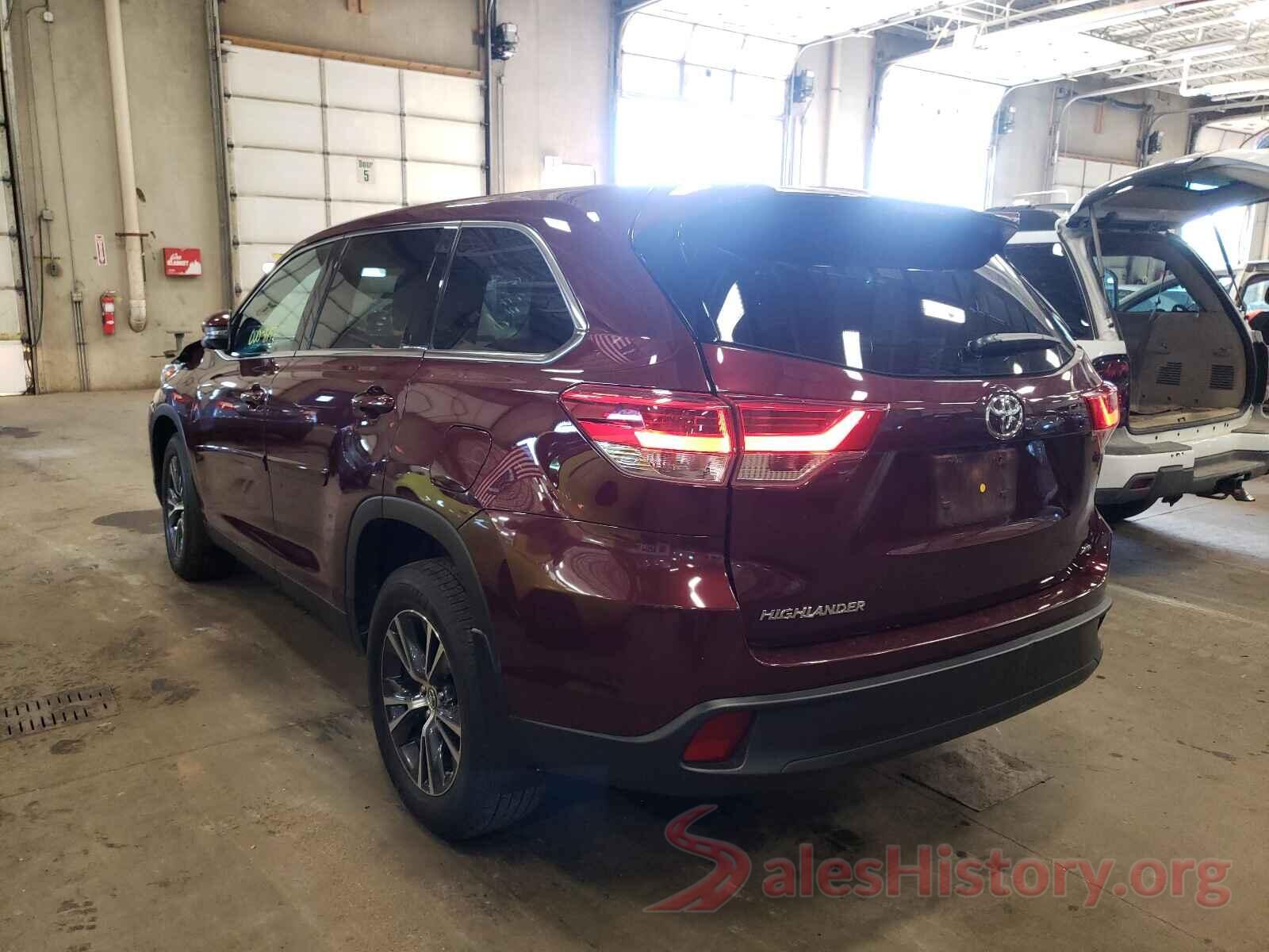 5TDBZRFH3KS921242 2019 TOYOTA HIGHLANDER