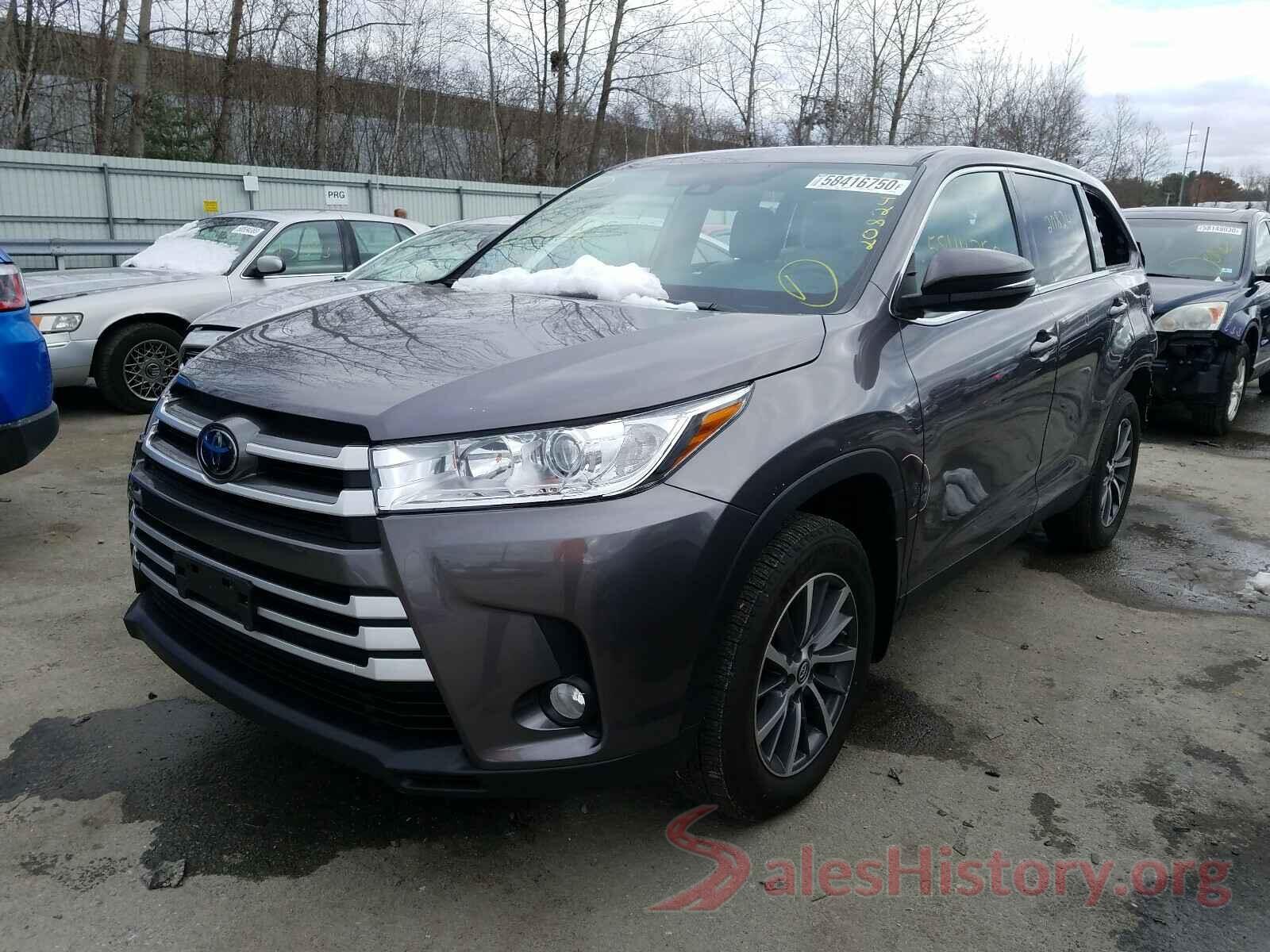 5TDJZRFH7KS587535 2019 TOYOTA HIGHLANDER