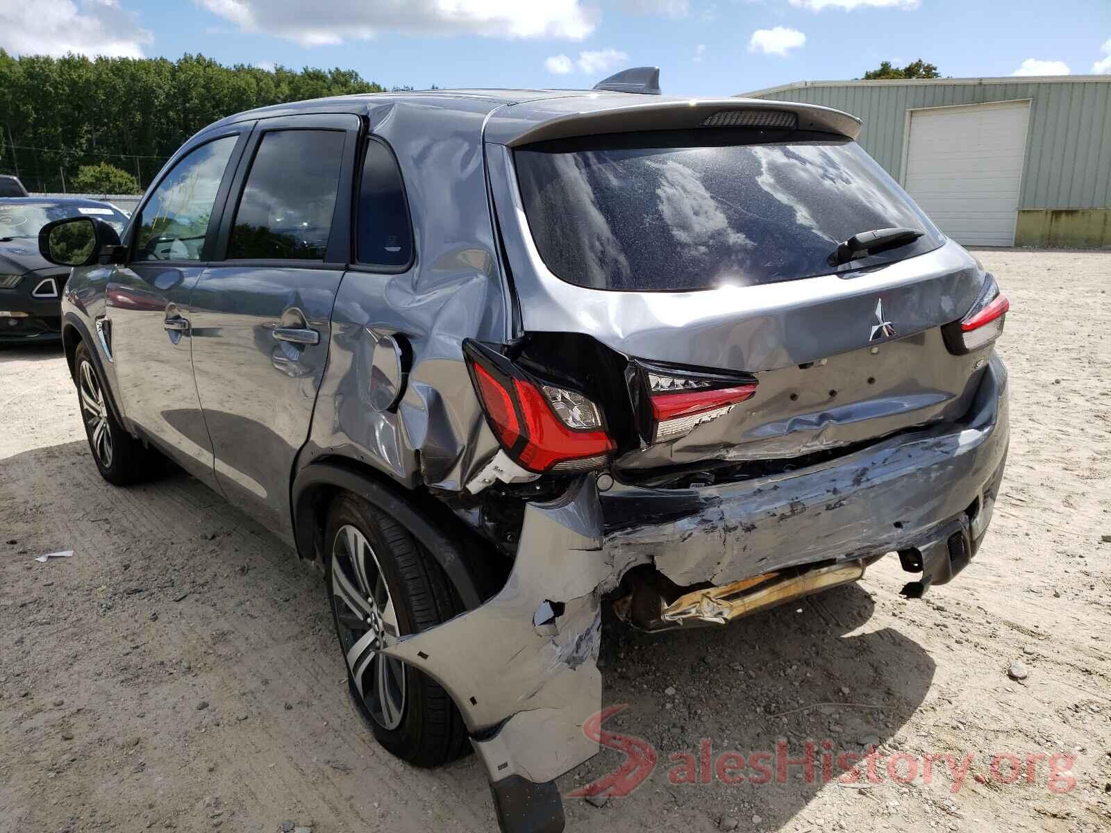 JA4ARUAU9MU018038 2021 MITSUBISHI OUTLANDER