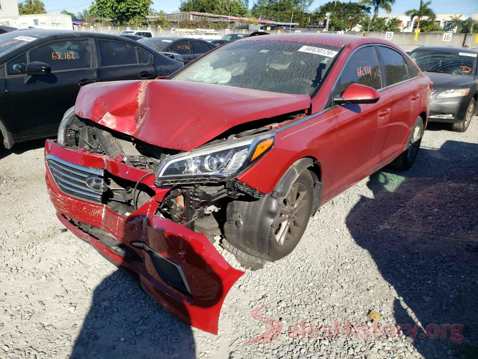 5NPE24AF5HH456794 2017 HYUNDAI SONATA