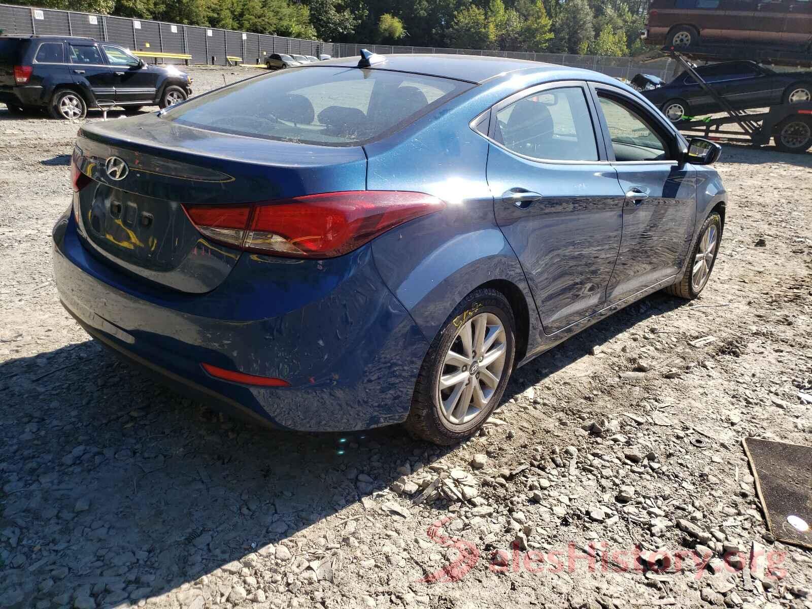 KMHDH4AE2GU601081 2016 HYUNDAI ELANTRA