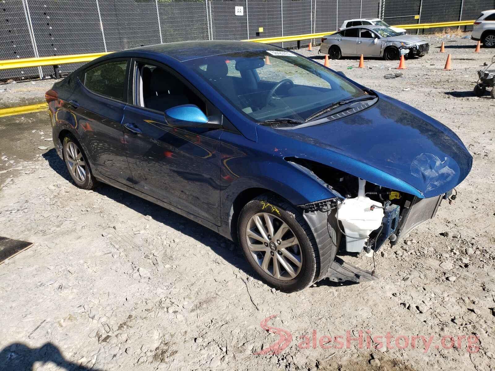 KMHDH4AE2GU601081 2016 HYUNDAI ELANTRA