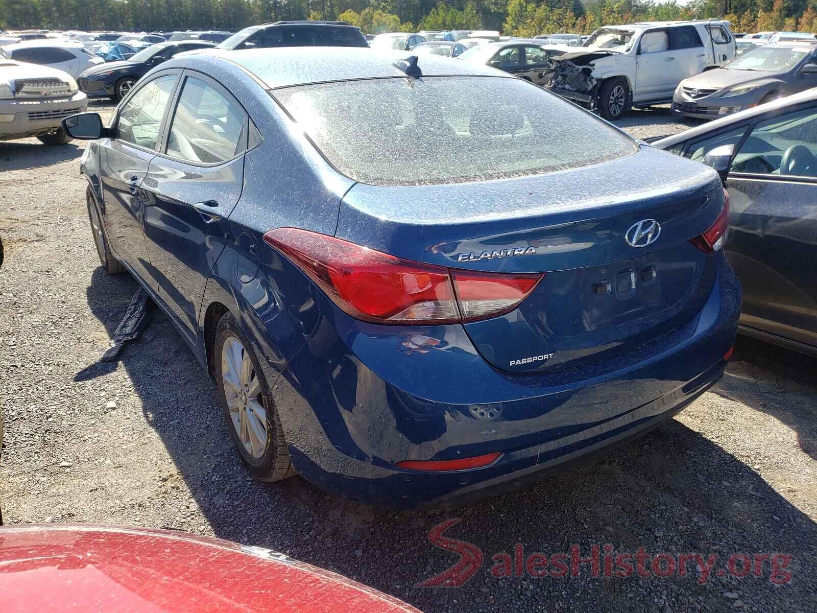 KMHDH4AE2GU601081 2016 HYUNDAI ELANTRA