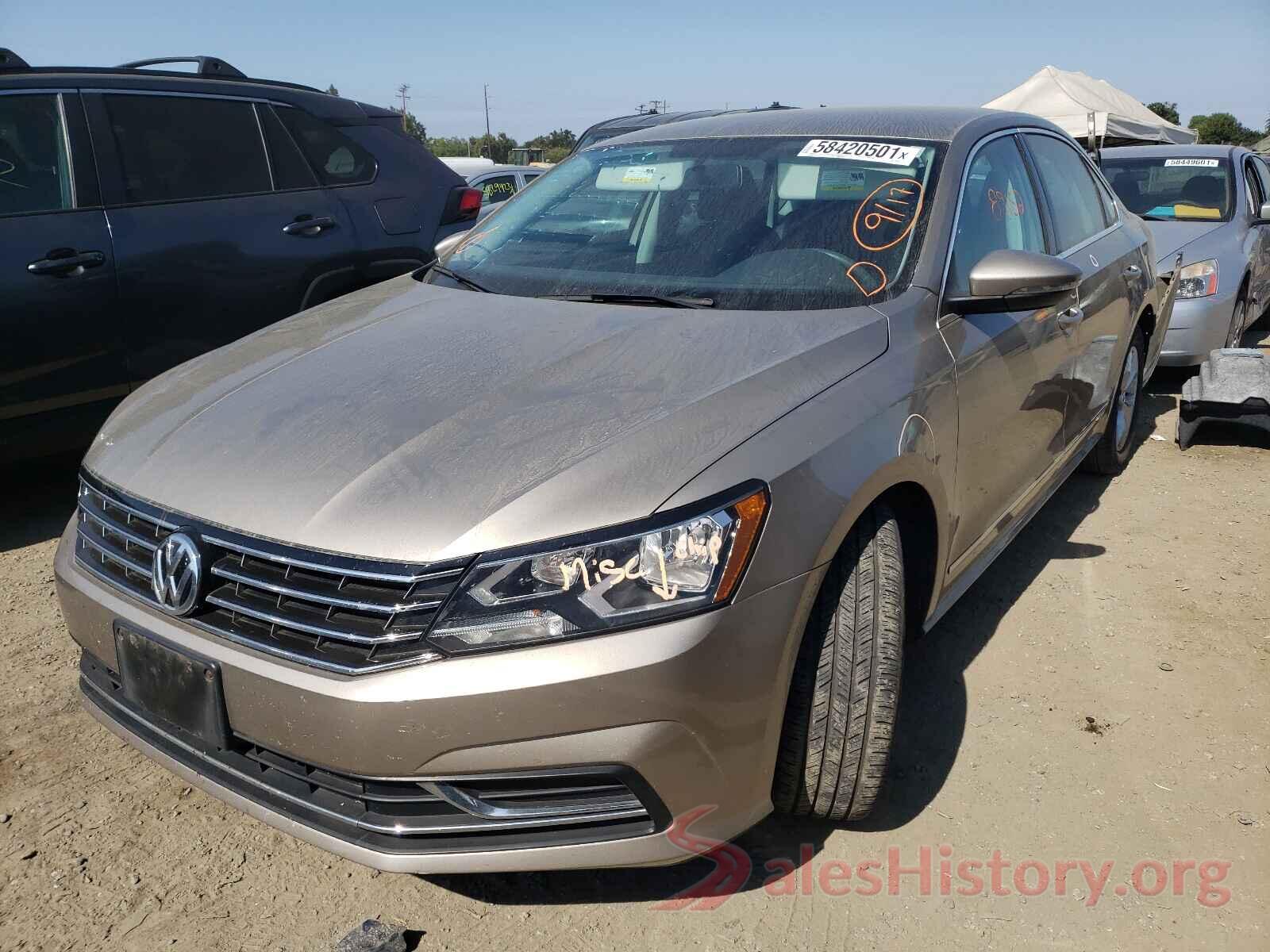 1VWAT7A33GC009844 2016 VOLKSWAGEN PASSAT