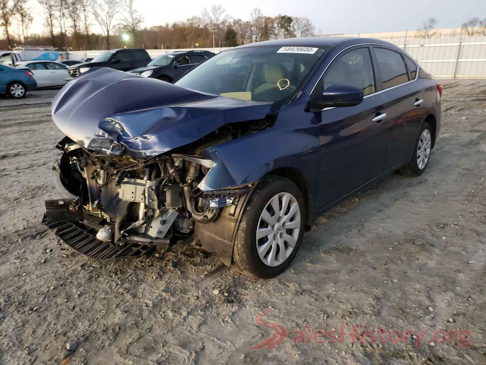 3N1AB7AP5HY219737 2017 NISSAN SENTRA