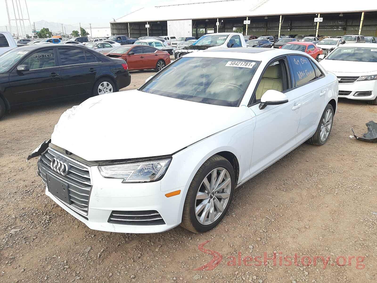 WAUGNAF46HN023424 2017 AUDI A4