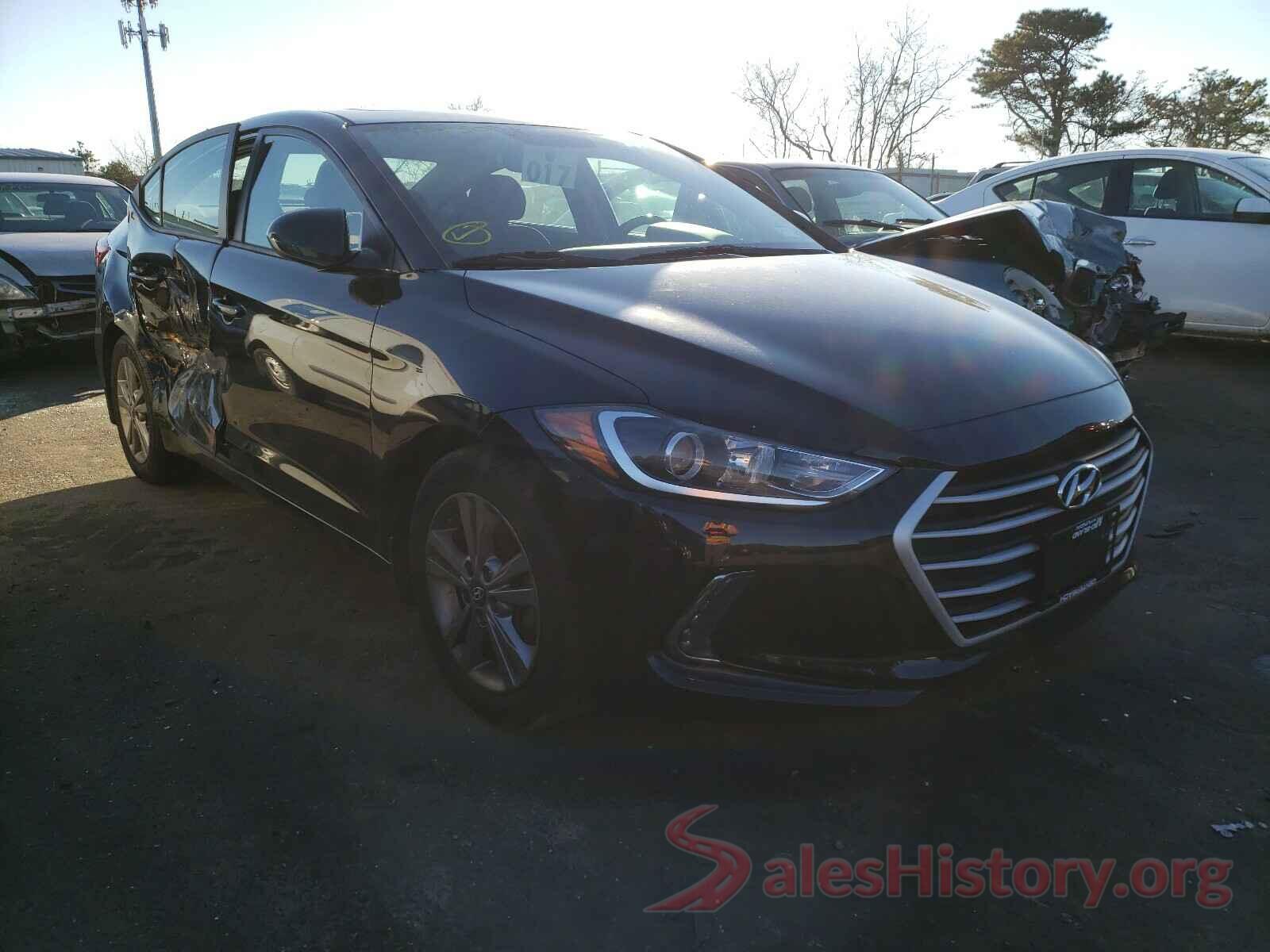 KMHD84LFXJU445451 2018 HYUNDAI ELANTRA