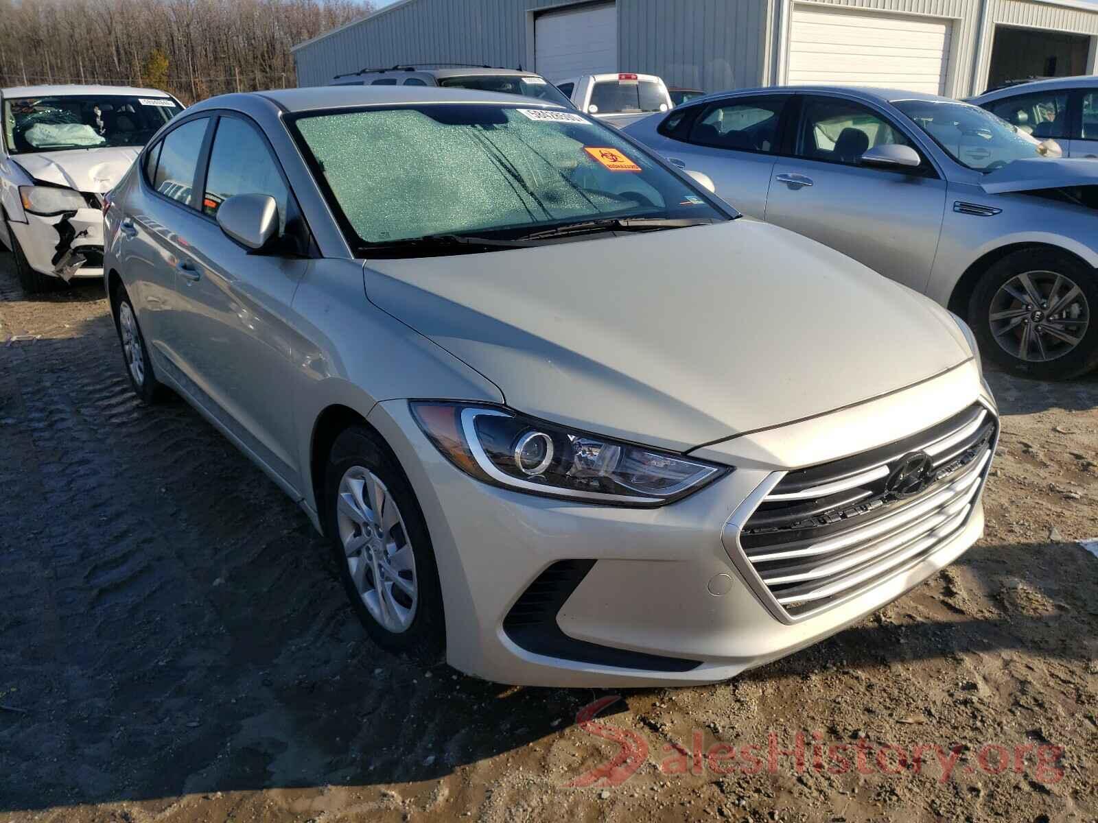 KMHD74LF4HU075661 2017 HYUNDAI ELANTRA