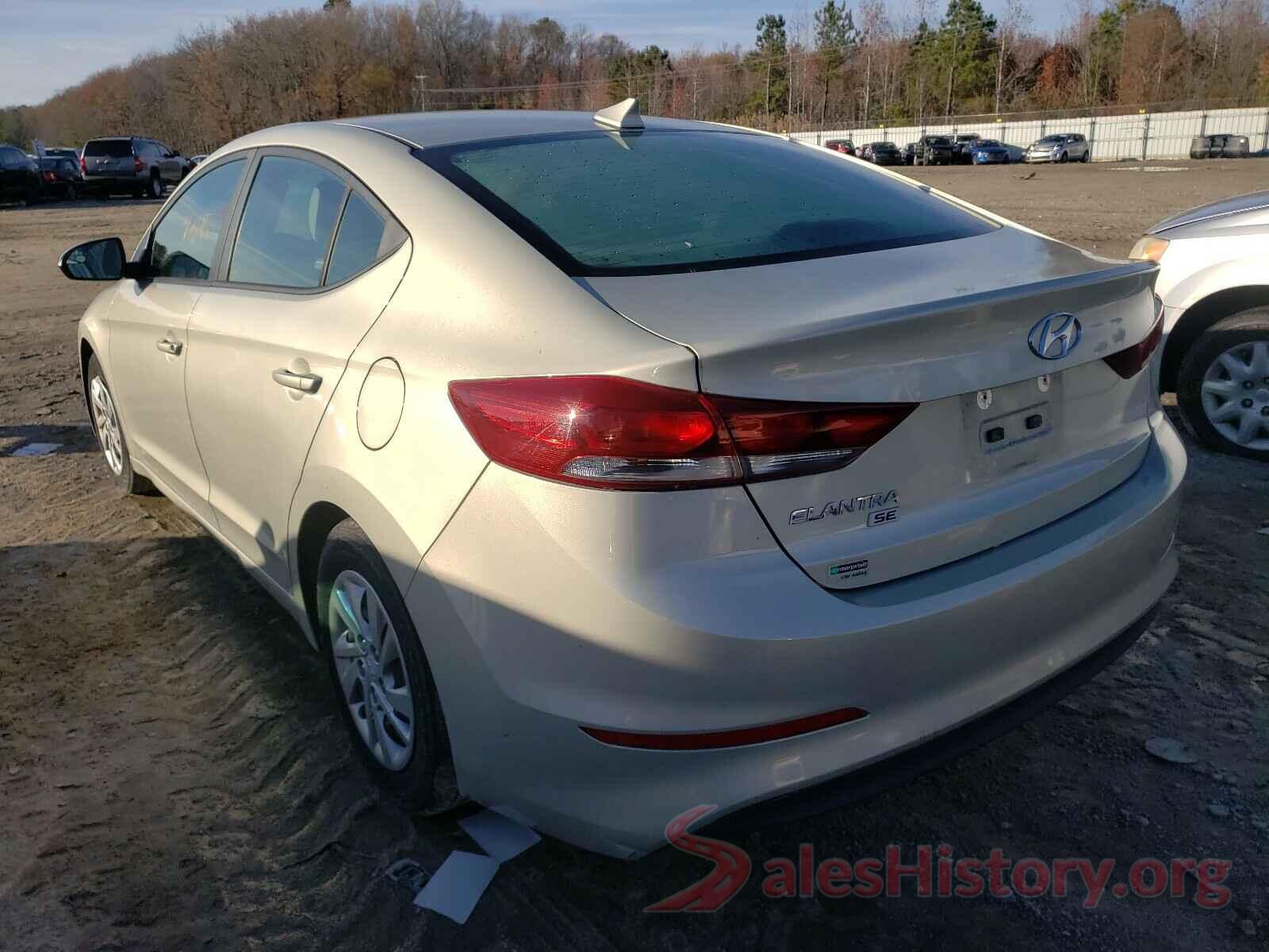 KMHD74LF4HU075661 2017 HYUNDAI ELANTRA