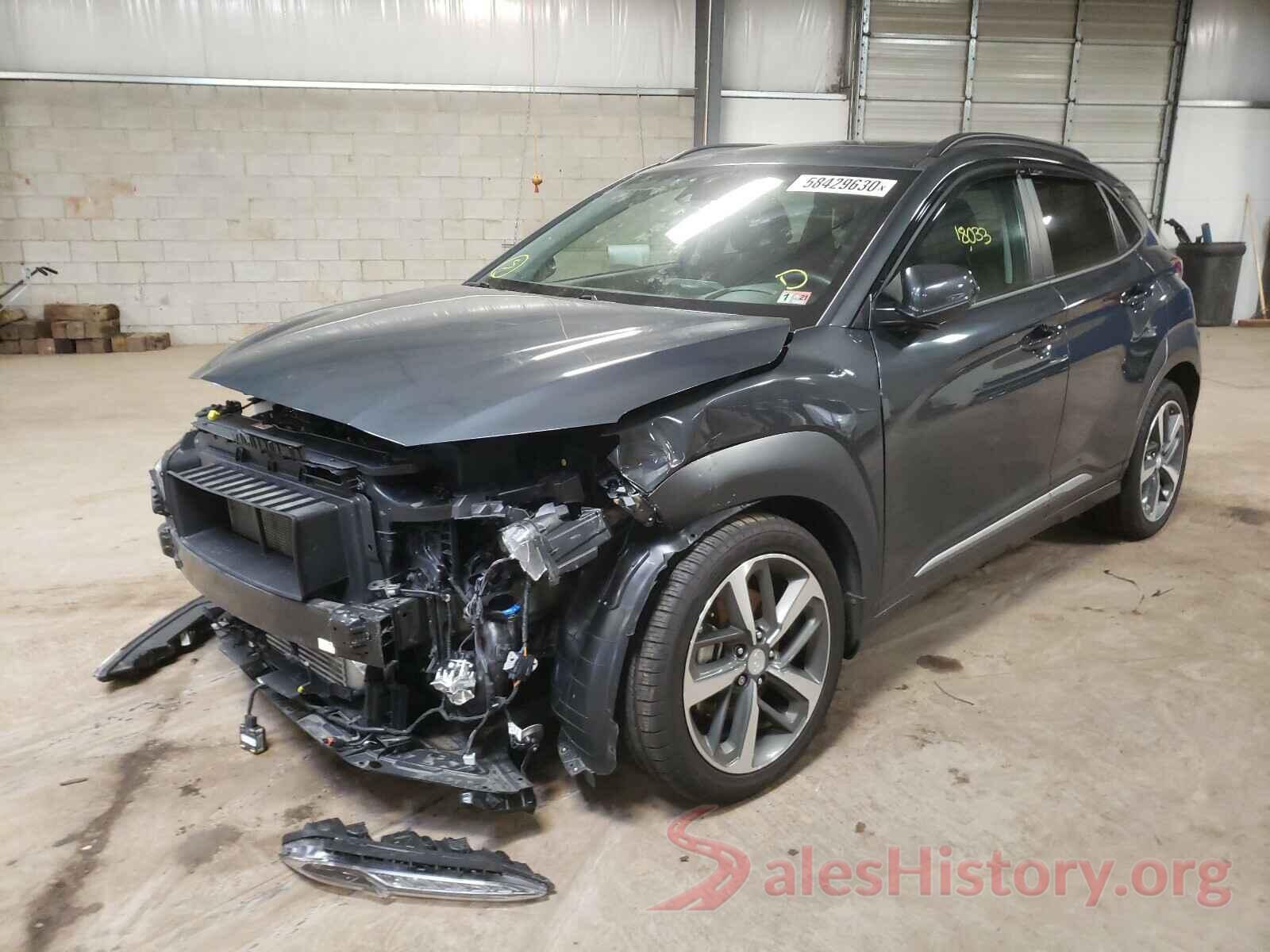 KM8K5CA59KU384390 2019 HYUNDAI KONA