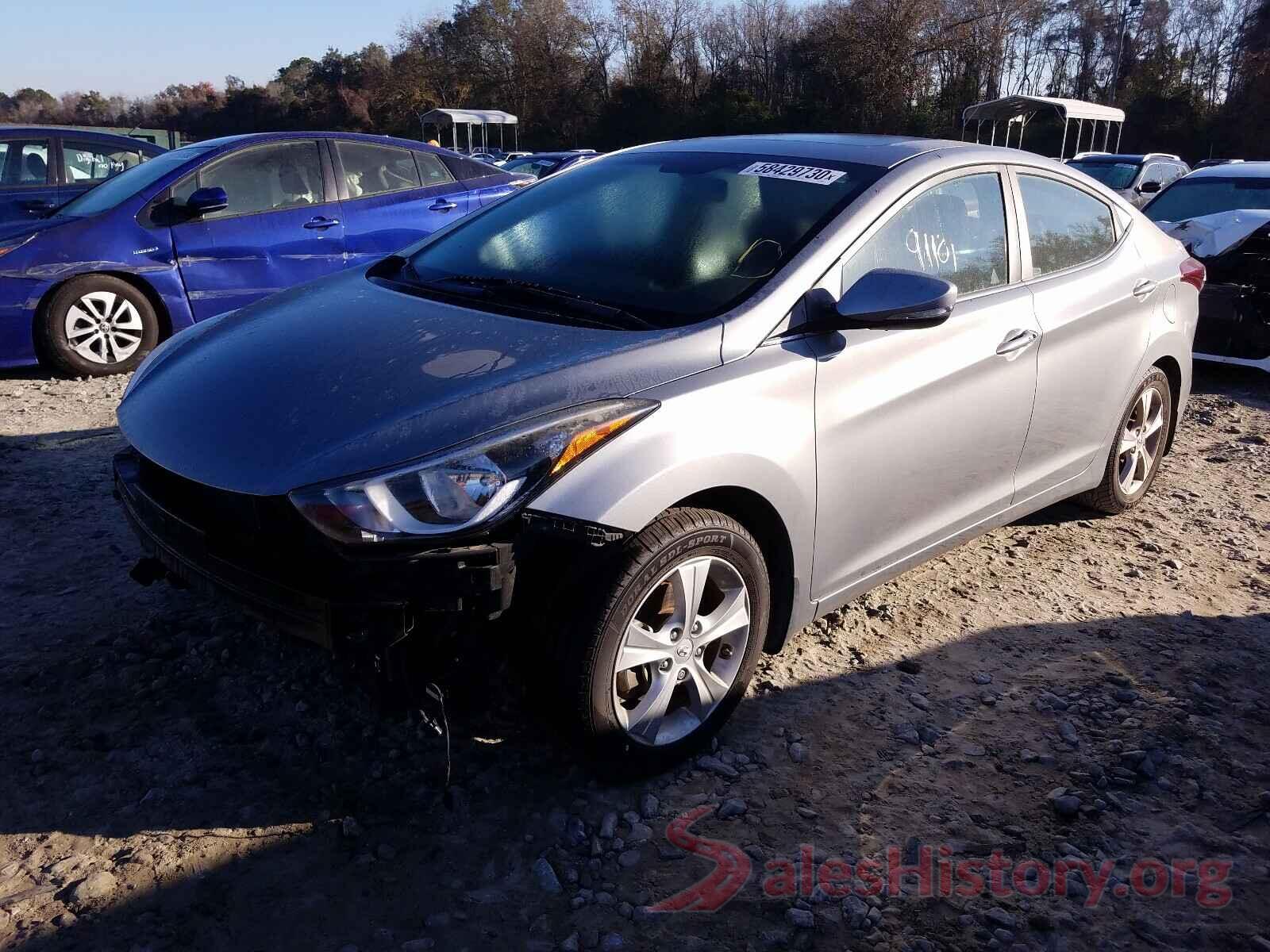 KMHDH4AEXGU557217 2016 HYUNDAI ELANTRA