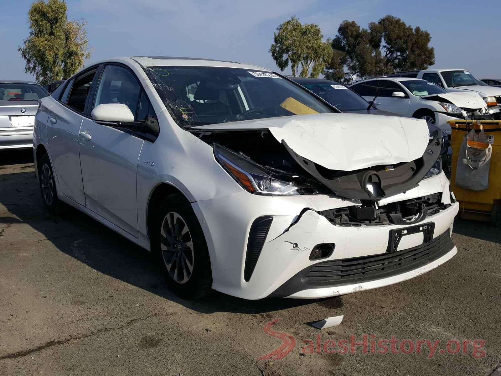 JTDKARFU0L3105192 2020 TOYOTA PRIUS