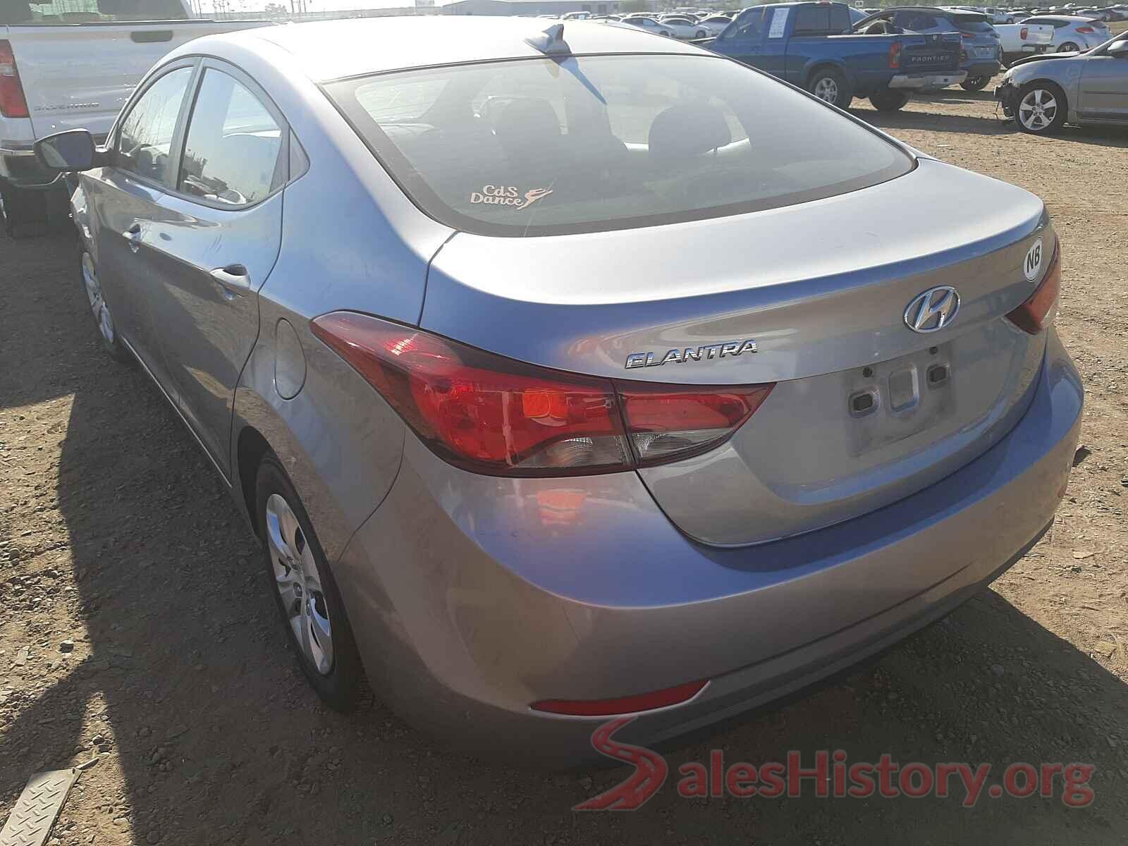 5NPDH4AE7GH723840 2016 HYUNDAI ELANTRA