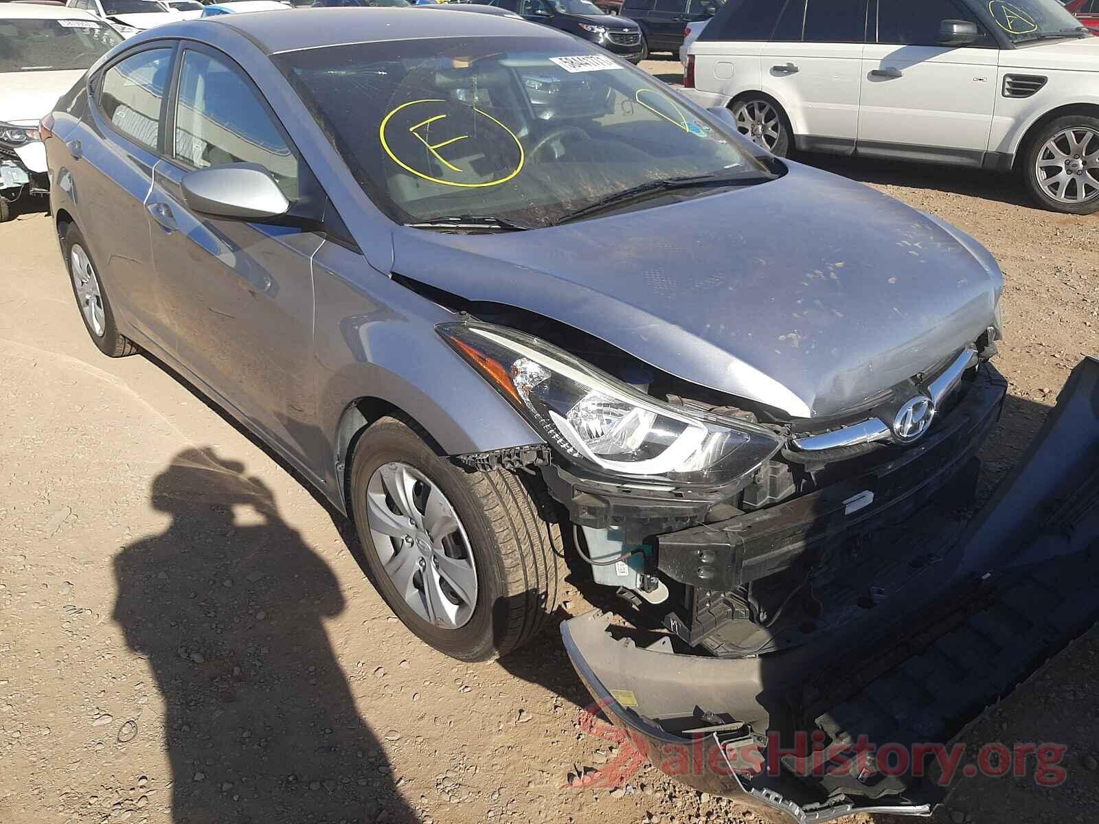 5NPDH4AE7GH723840 2016 HYUNDAI ELANTRA