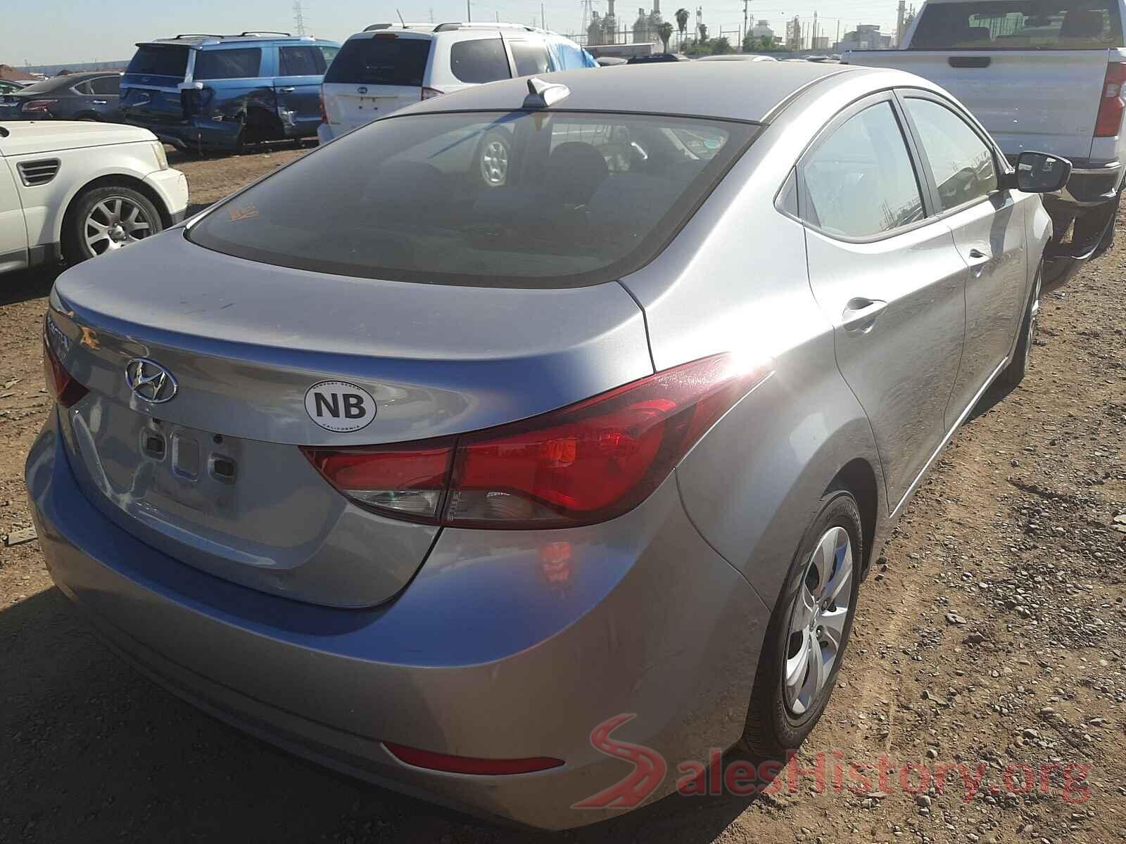 5NPDH4AE7GH723840 2016 HYUNDAI ELANTRA