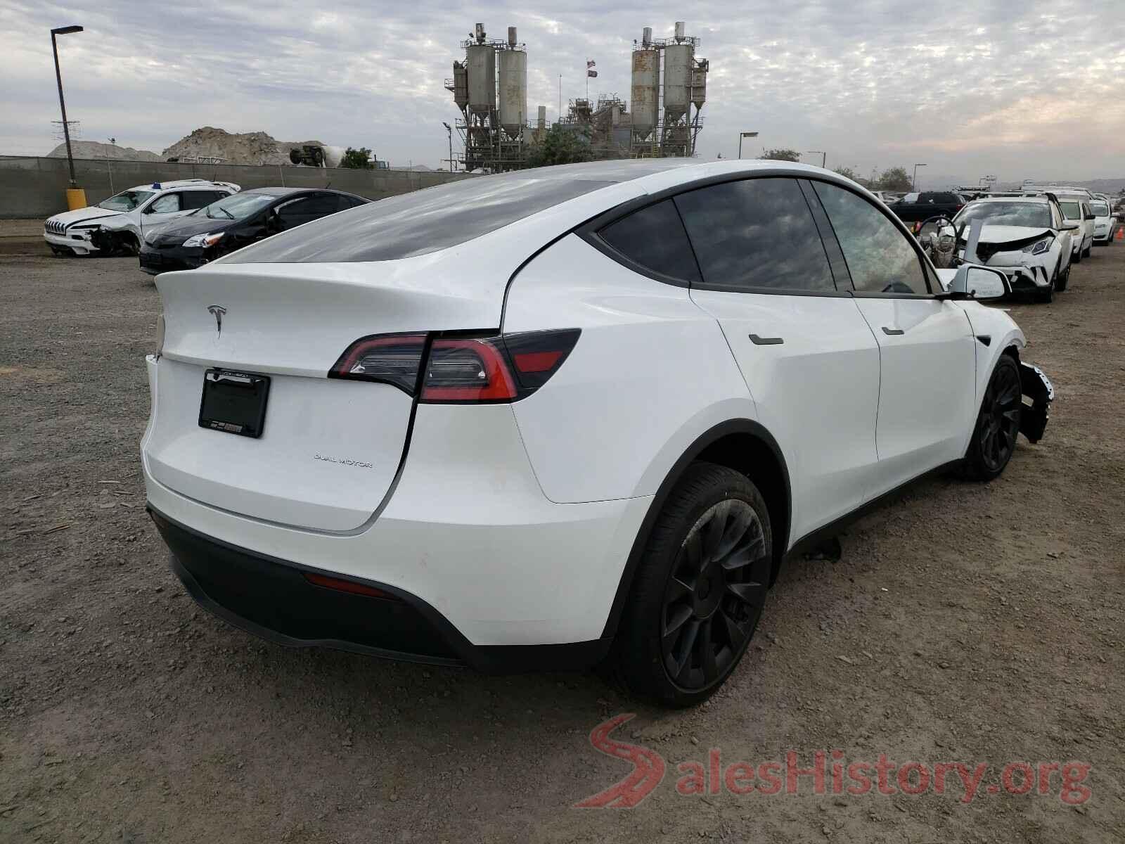 5YJYGDEE2MF074781 2021 TESLA MODEL Y