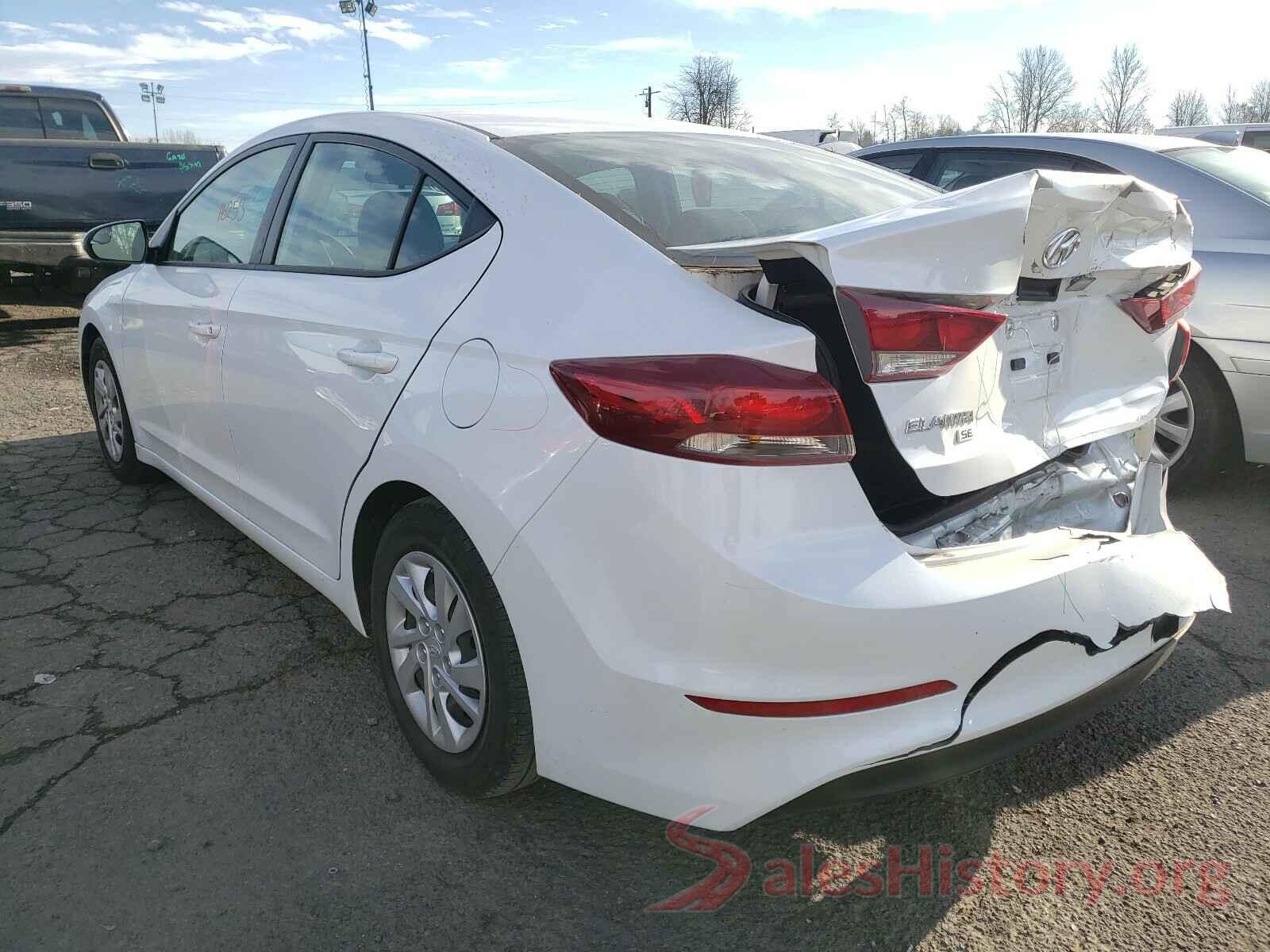 5NPD74LF4JH352264 2018 HYUNDAI ELANTRA