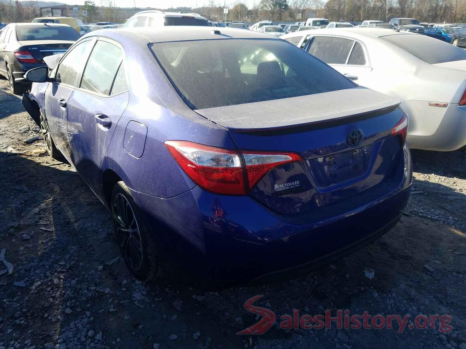 5YFBURHE3GP479614 2016 TOYOTA COROLLA