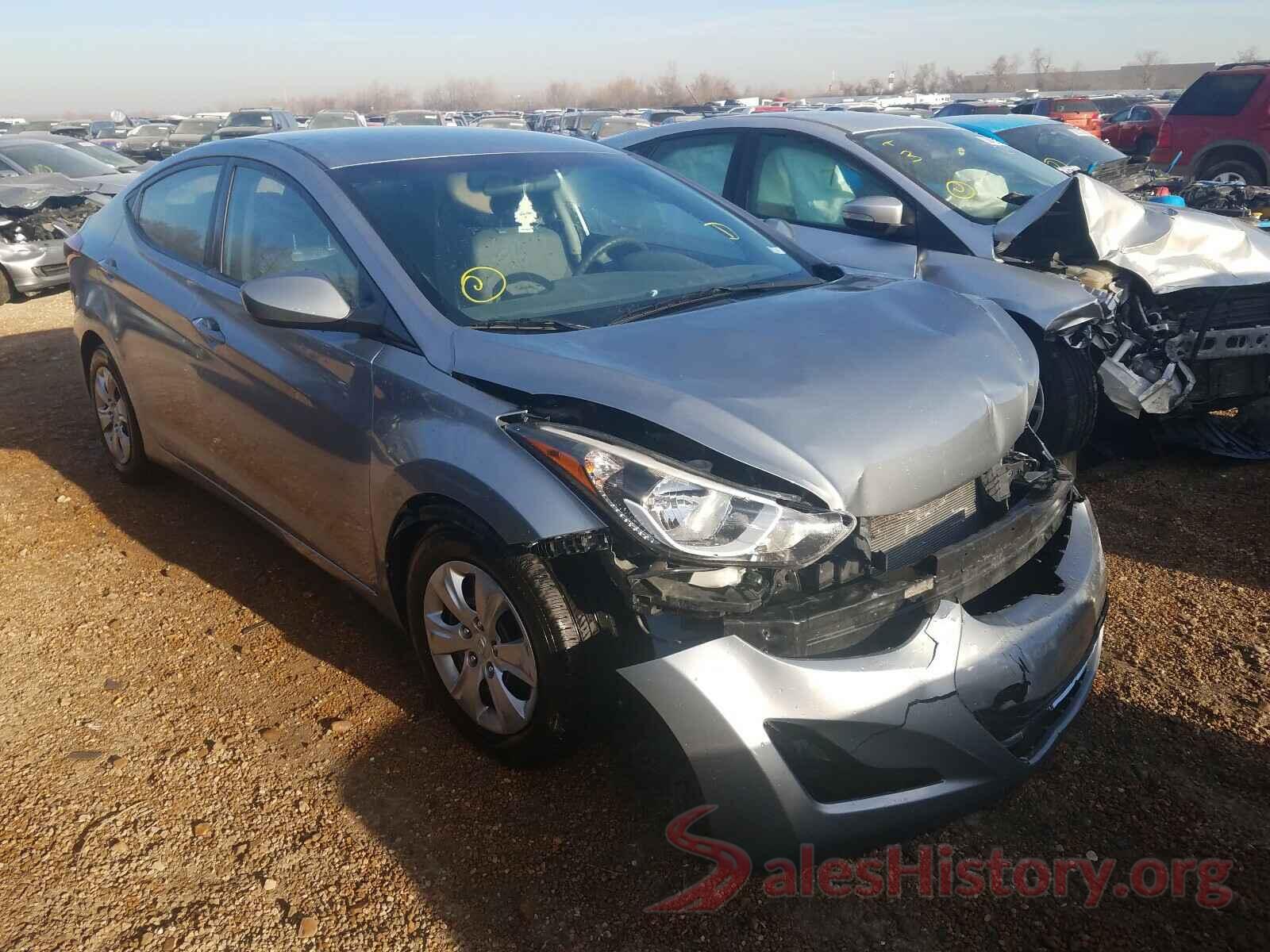 5NPDH4AE8GH744888 2016 HYUNDAI ELANTRA