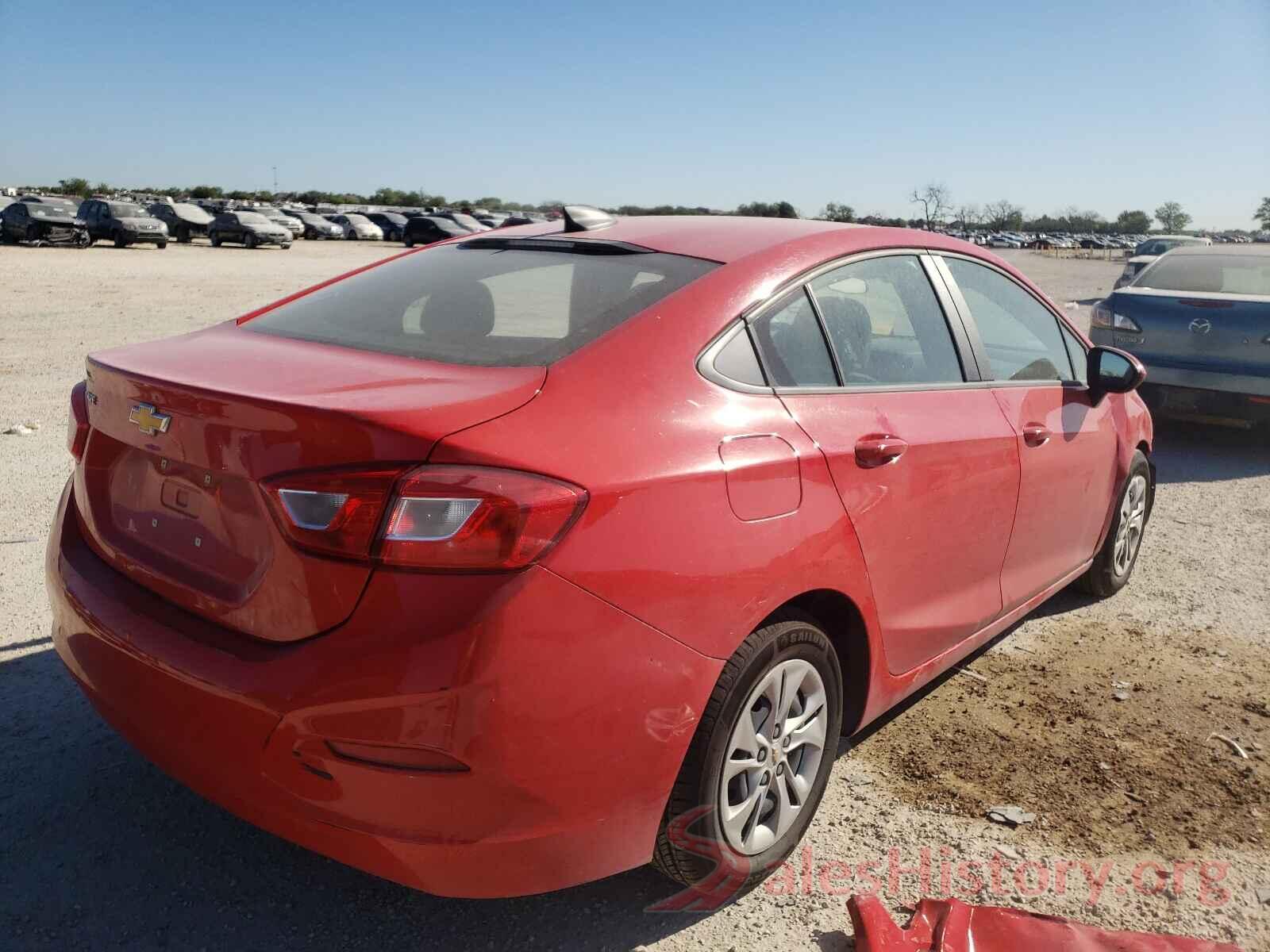 1G1BJ5SM9K7102905 2019 CHEVROLET CRUZE