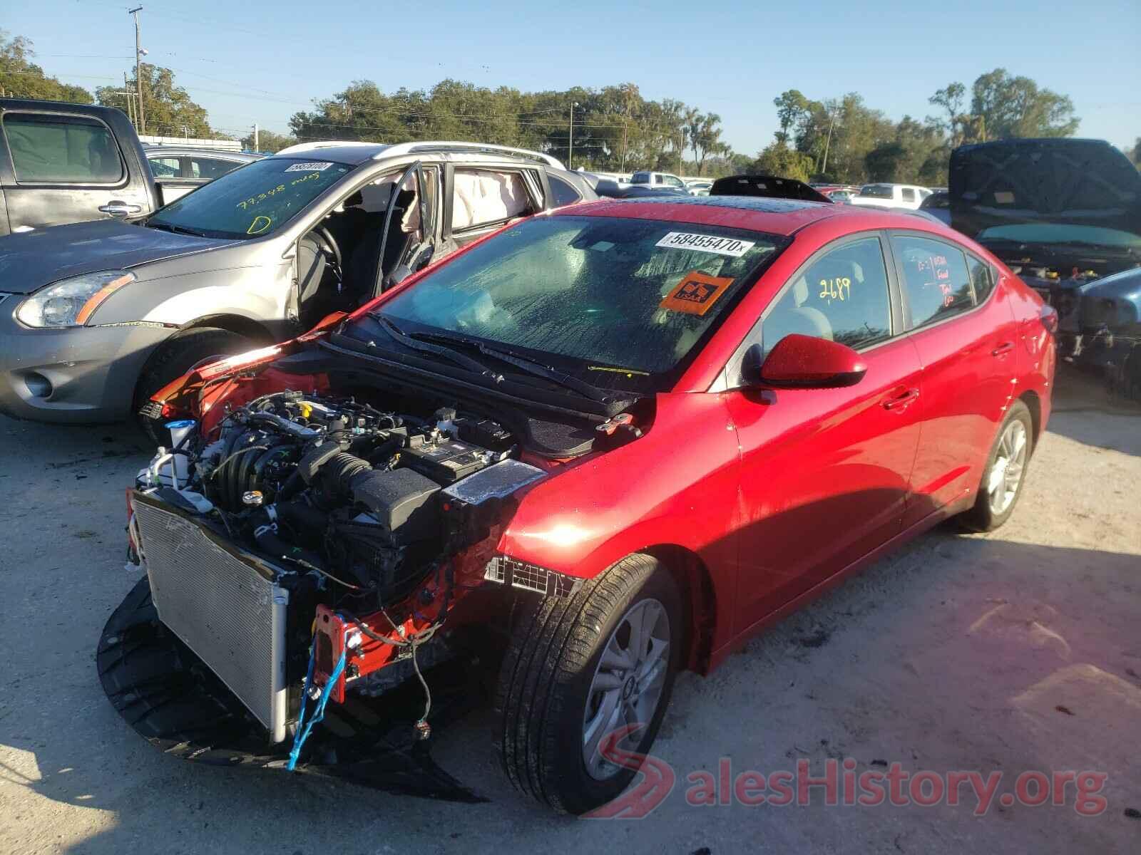 5NPD84LFXLH607354 2020 HYUNDAI ELANTRA