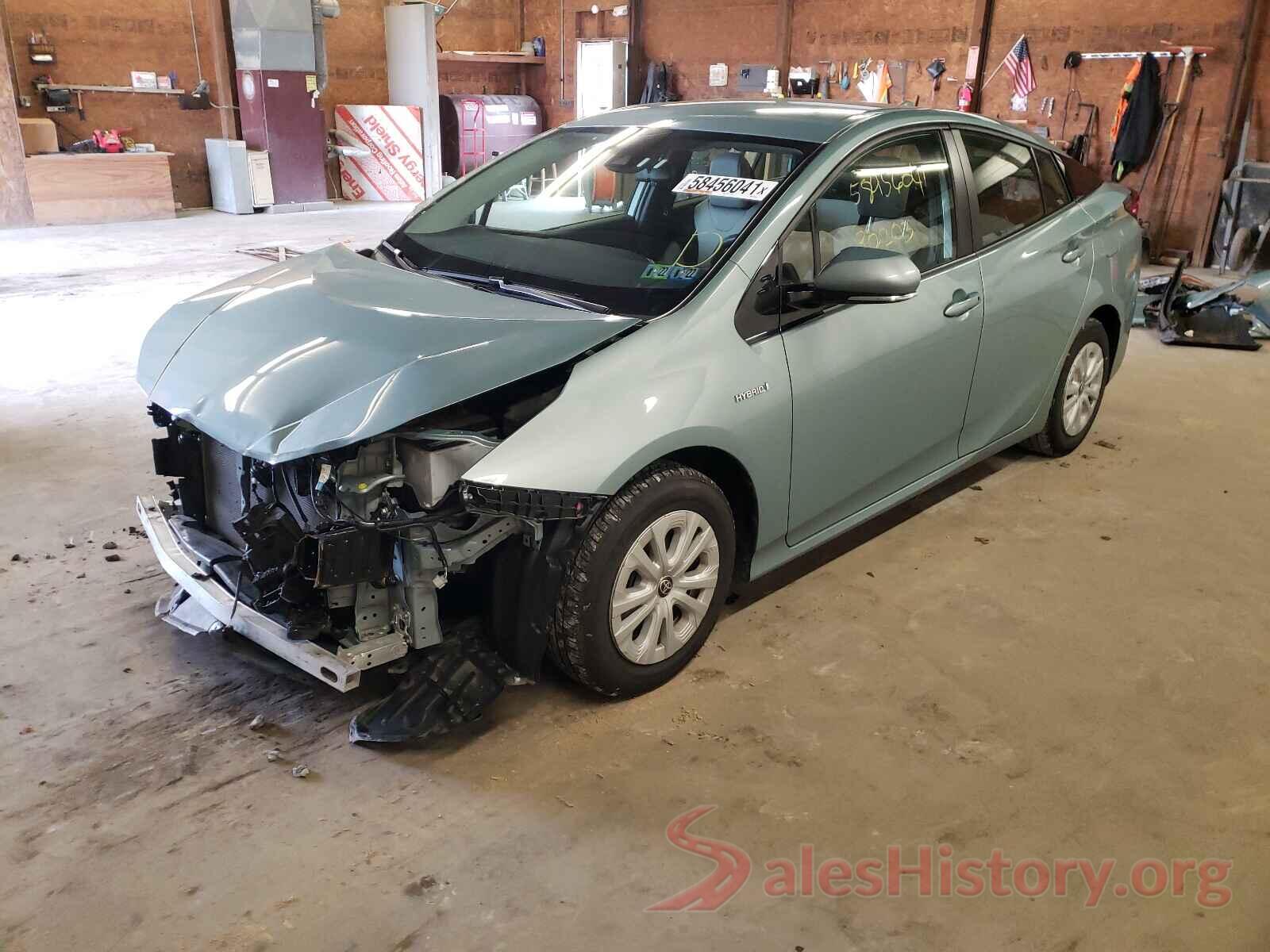 JTDKARFU8K3098247 2019 TOYOTA PRIUS