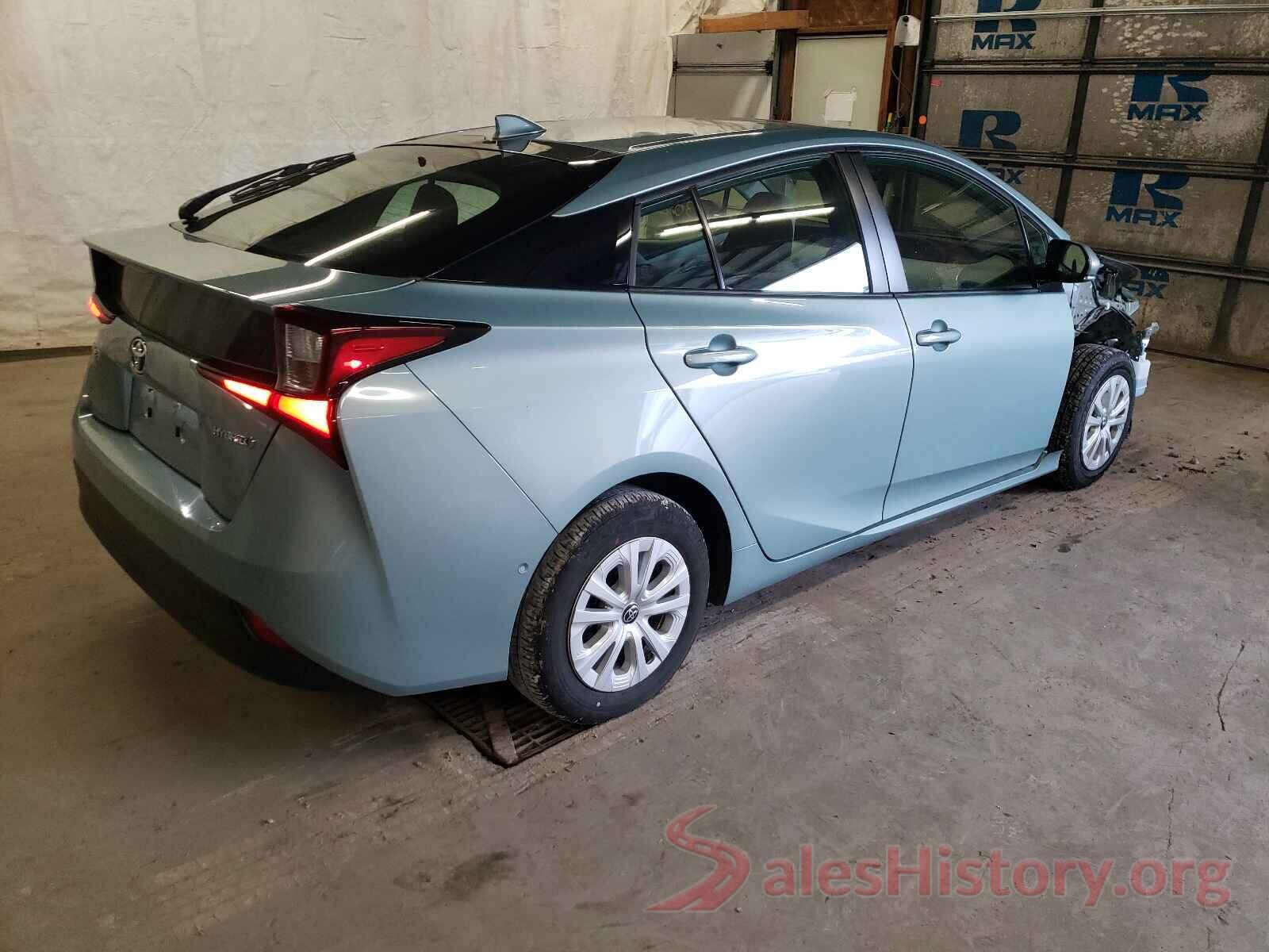 JTDKARFU8K3098247 2019 TOYOTA PRIUS