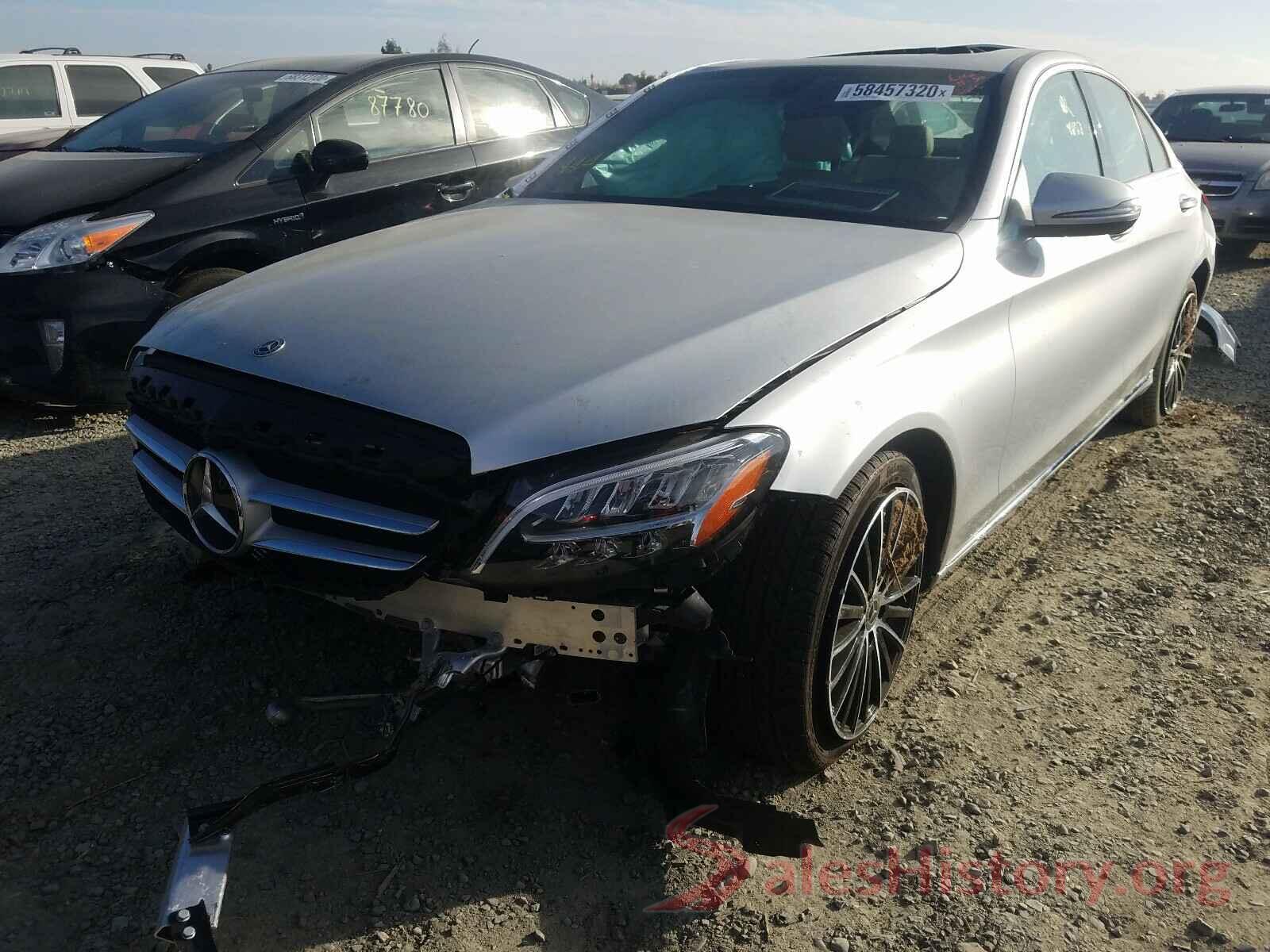 55SWF8DB7KU317828 2019 MERCEDES-BENZ C-CLASS