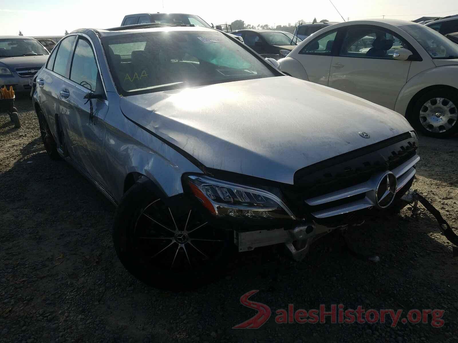 55SWF8DB7KU317828 2019 MERCEDES-BENZ C-CLASS