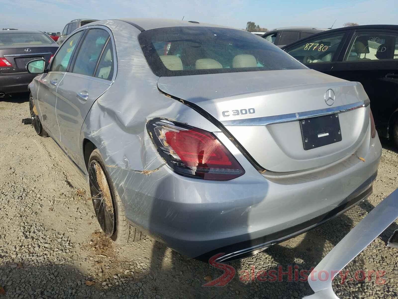 55SWF8DB7KU317828 2019 MERCEDES-BENZ C-CLASS