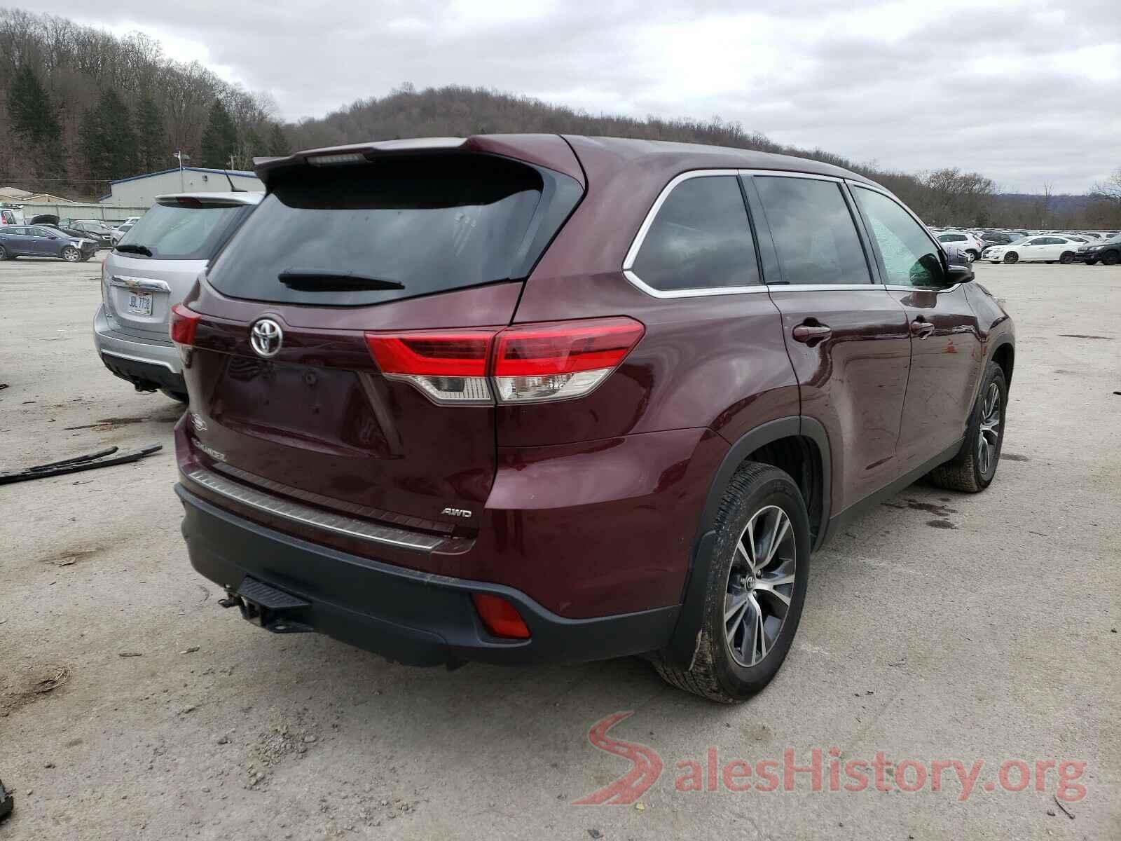 5TDBZRFH8KS937100 2019 TOYOTA HIGHLANDER