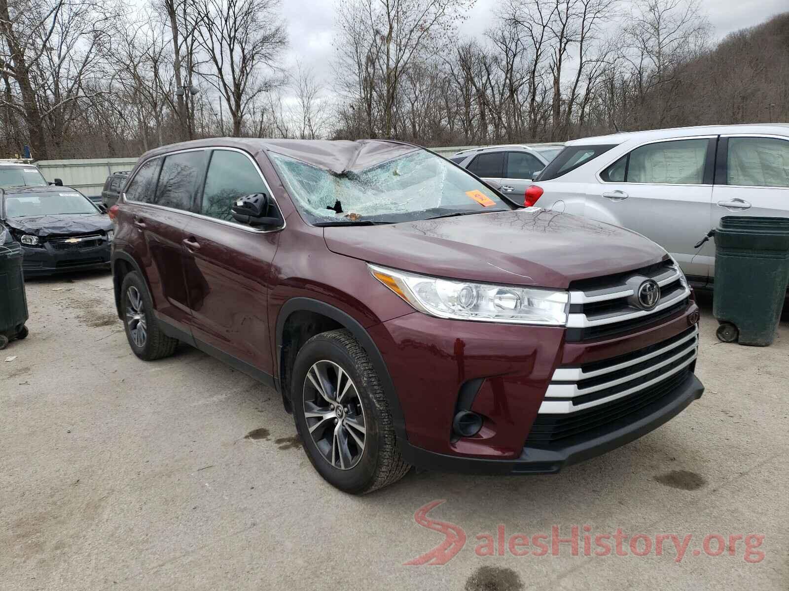 5TDBZRFH8KS937100 2019 TOYOTA HIGHLANDER