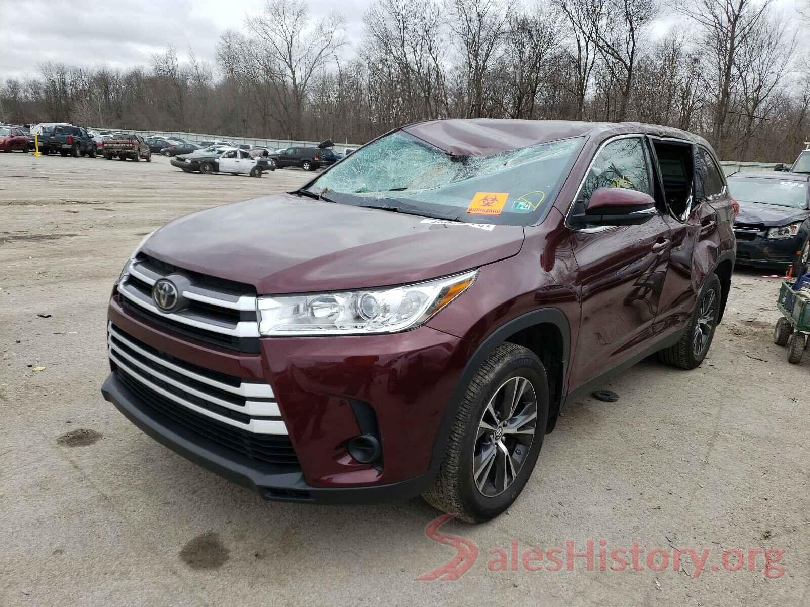 5TDBZRFH8KS937100 2019 TOYOTA HIGHLANDER