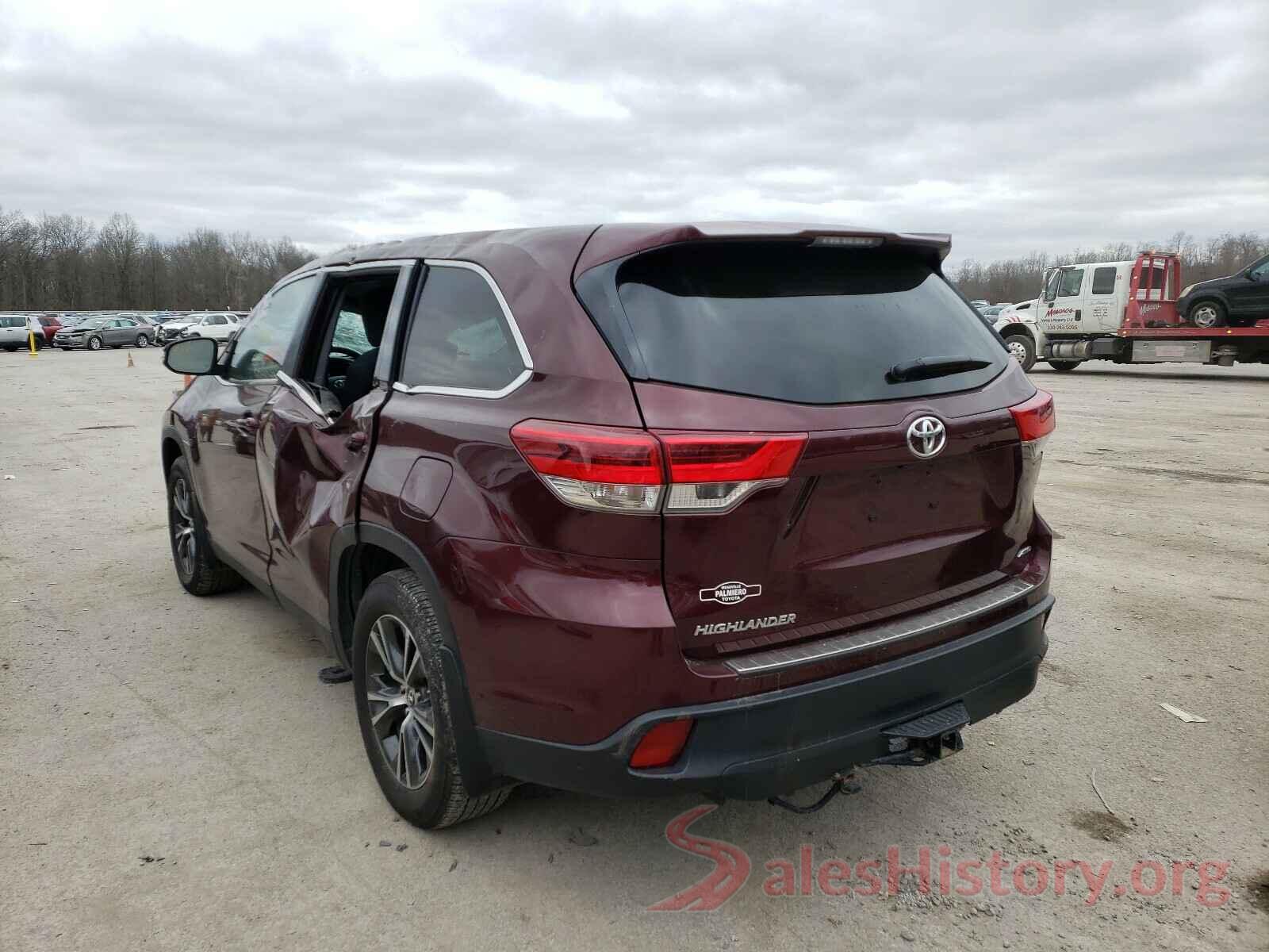 5TDBZRFH8KS937100 2019 TOYOTA HIGHLANDER