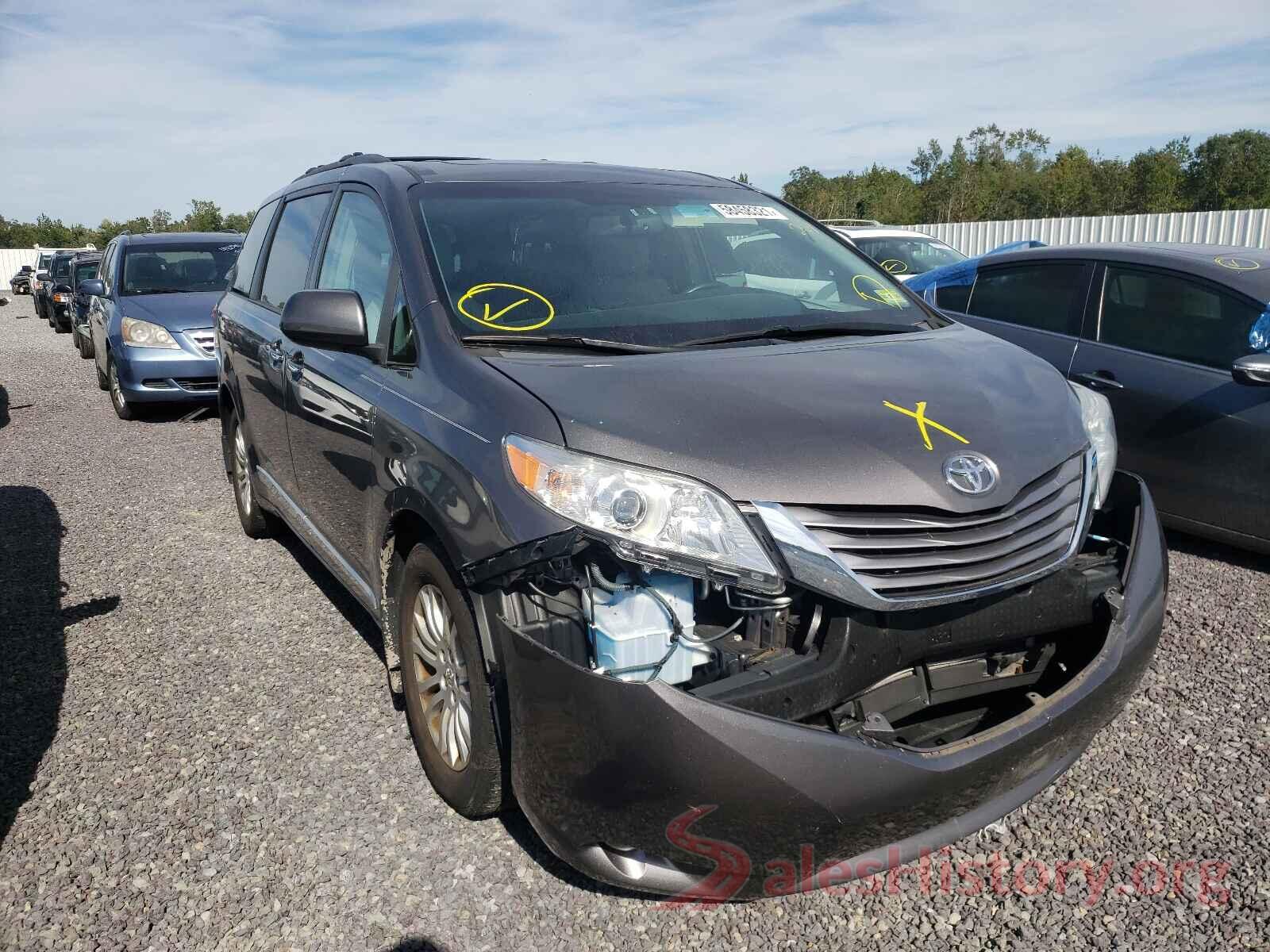 5TDYK3DC3GS728583 2016 TOYOTA SIENNA