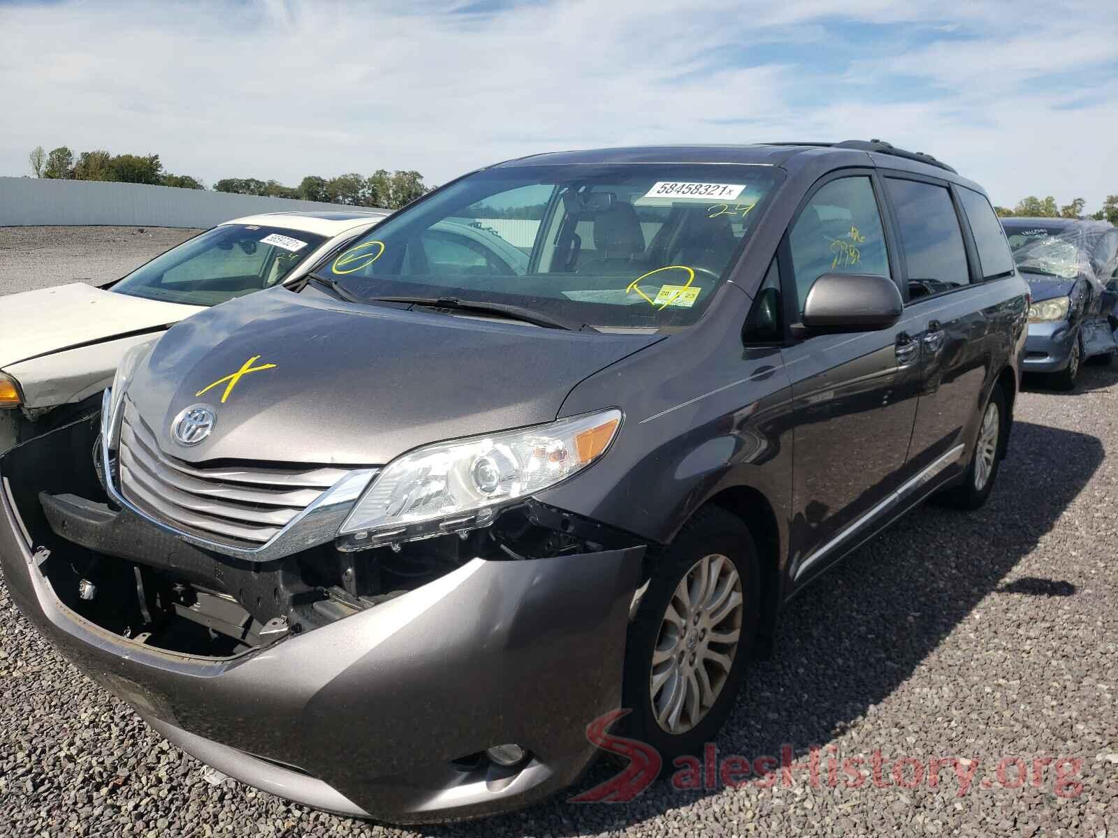 5TDYK3DC3GS728583 2016 TOYOTA SIENNA