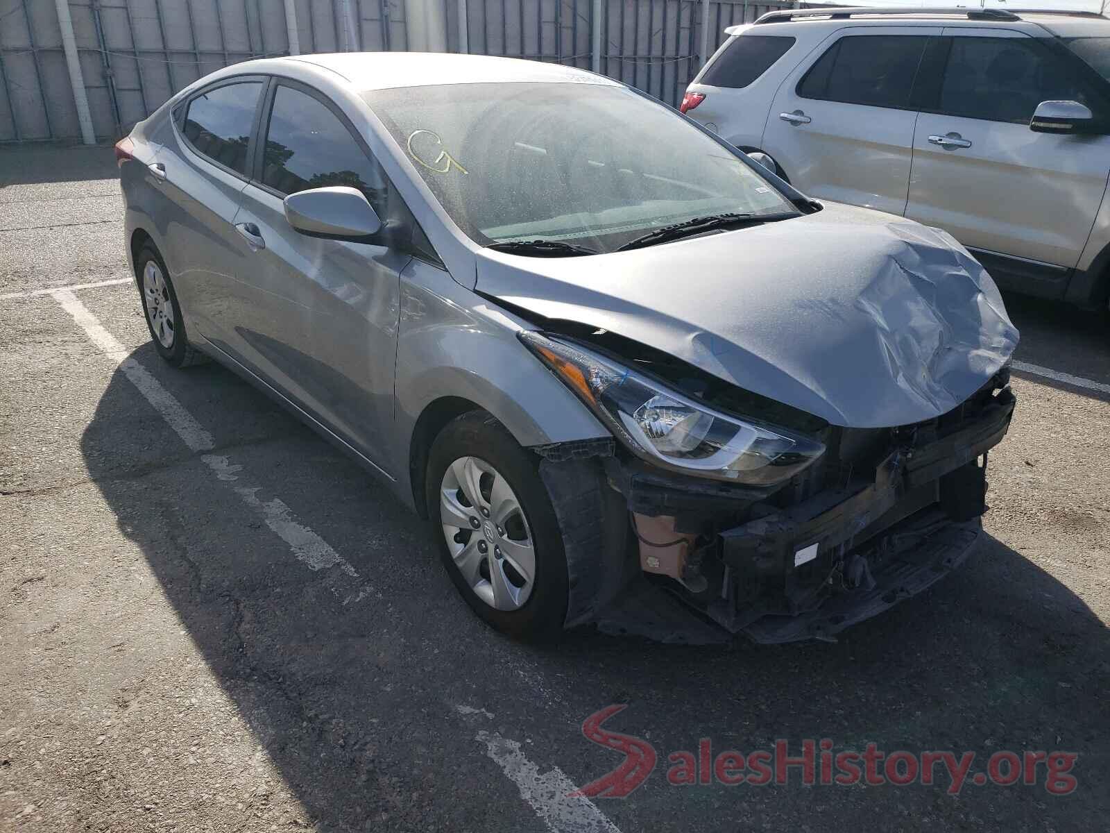 5NPDH4AE2GH758009 2016 HYUNDAI ELANTRA