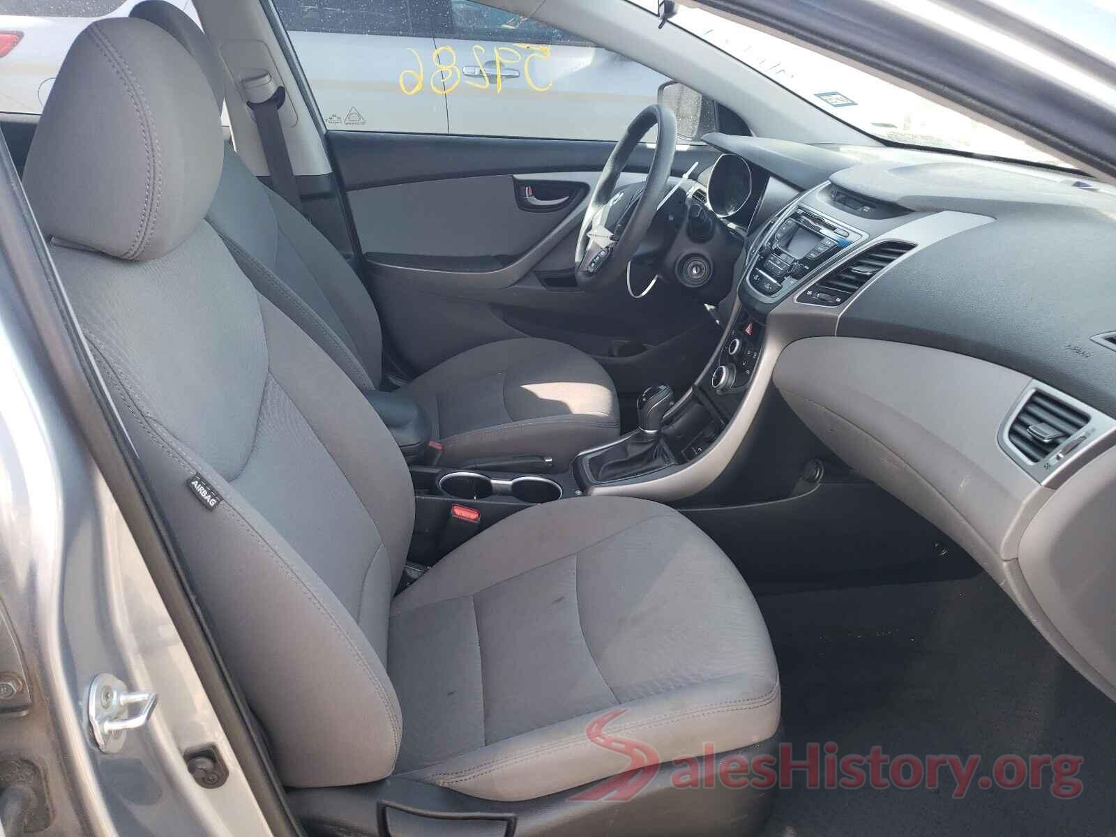 5NPDH4AE2GH758009 2016 HYUNDAI ELANTRA