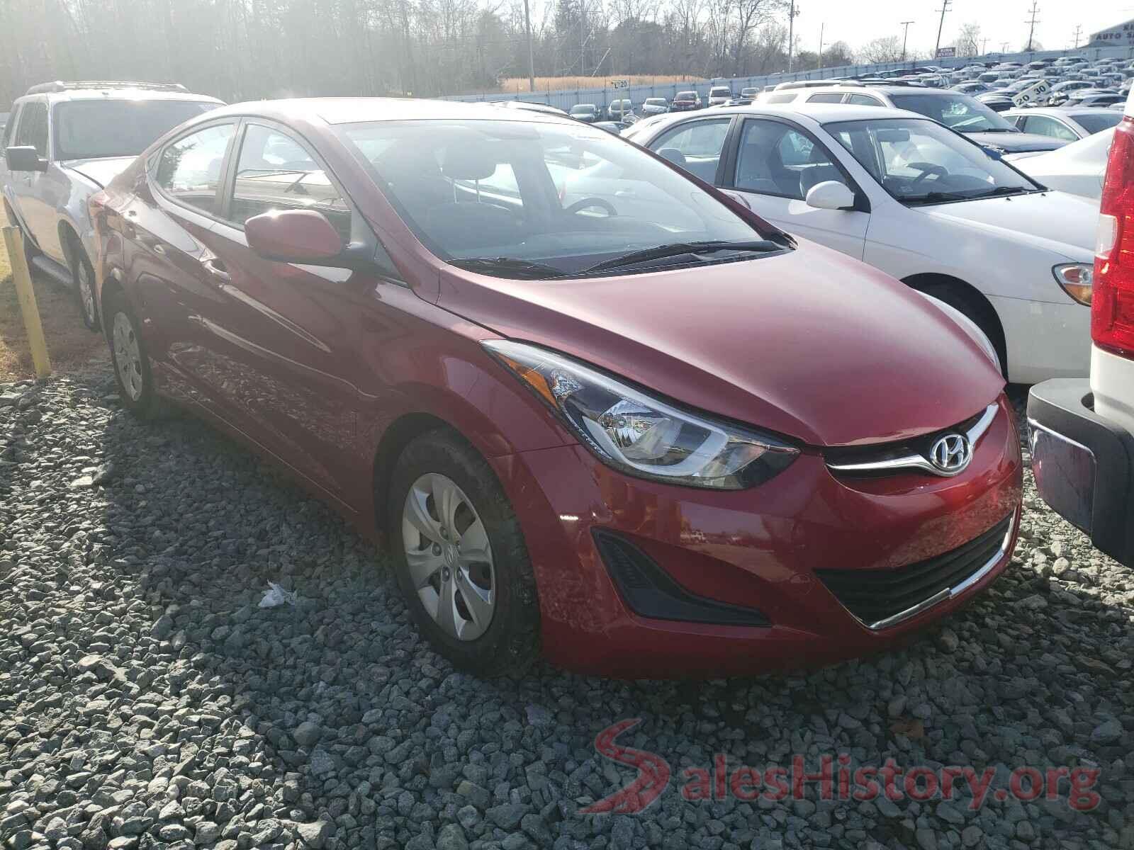 KMHDH4AE1GU650353 2016 HYUNDAI ELANTRA