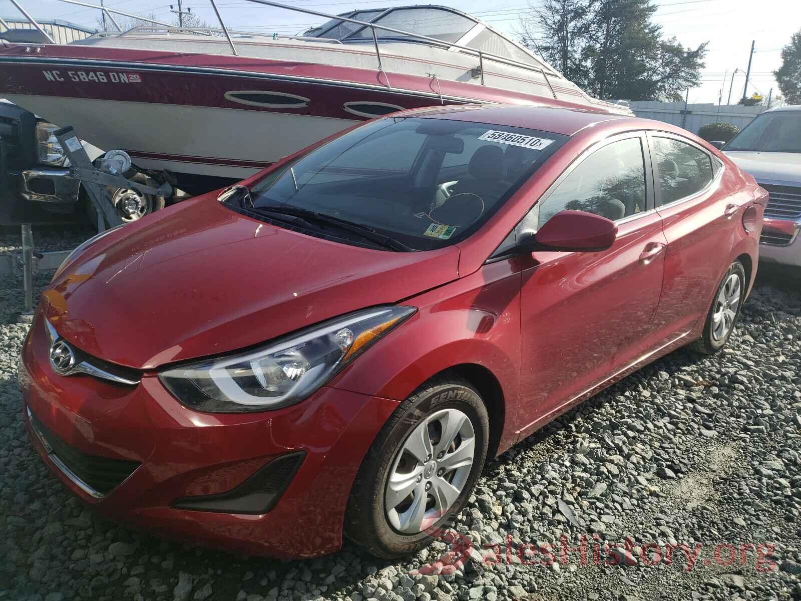 KMHDH4AE1GU650353 2016 HYUNDAI ELANTRA