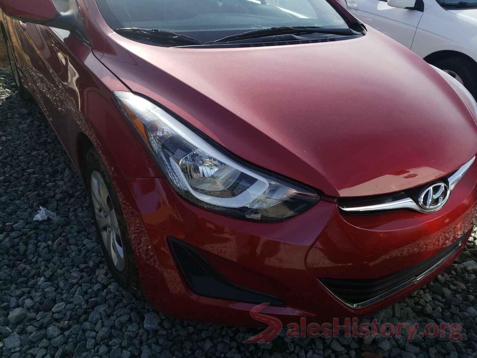 KMHDH4AE1GU650353 2016 HYUNDAI ELANTRA