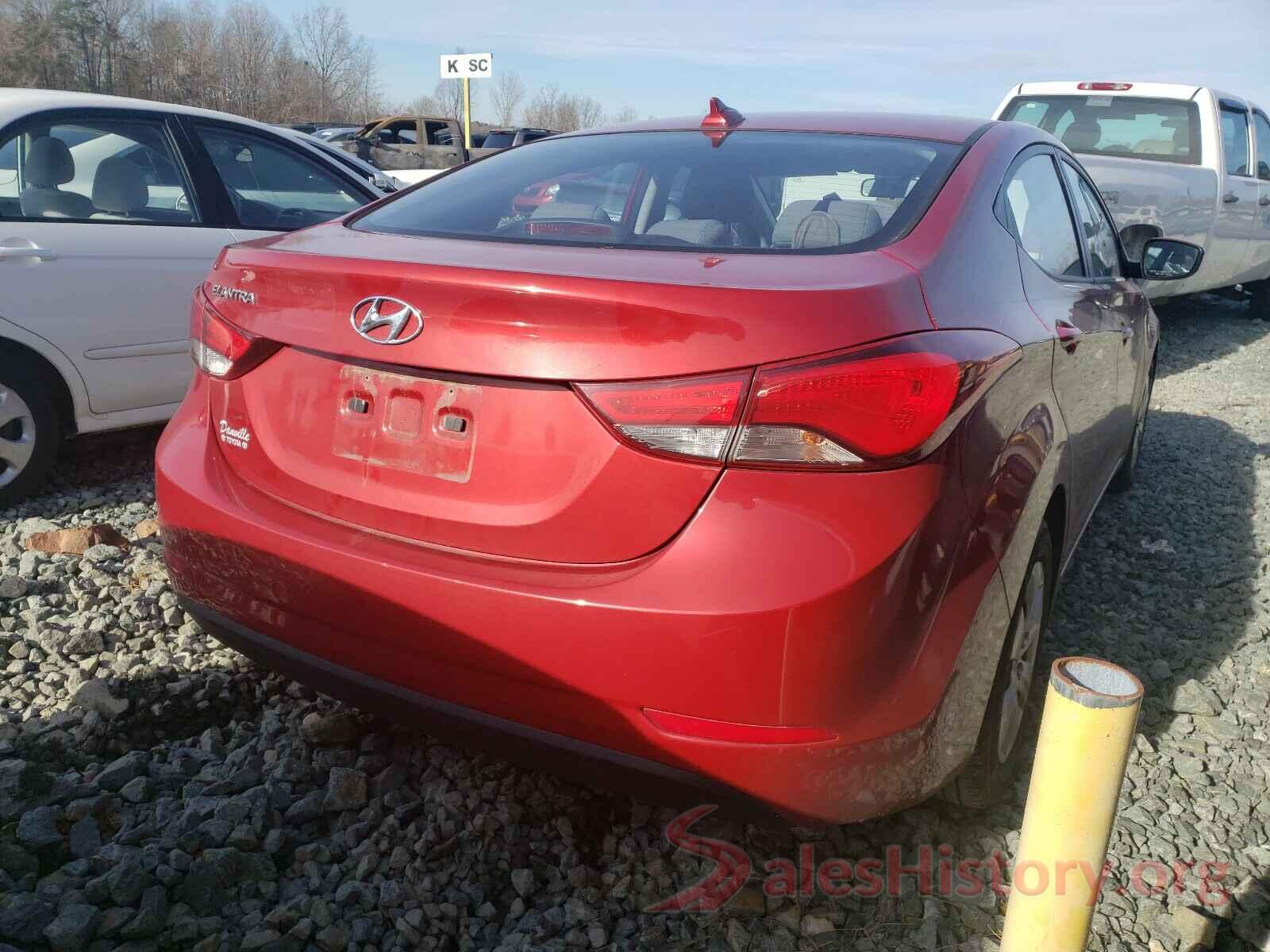 KMHDH4AE1GU650353 2016 HYUNDAI ELANTRA